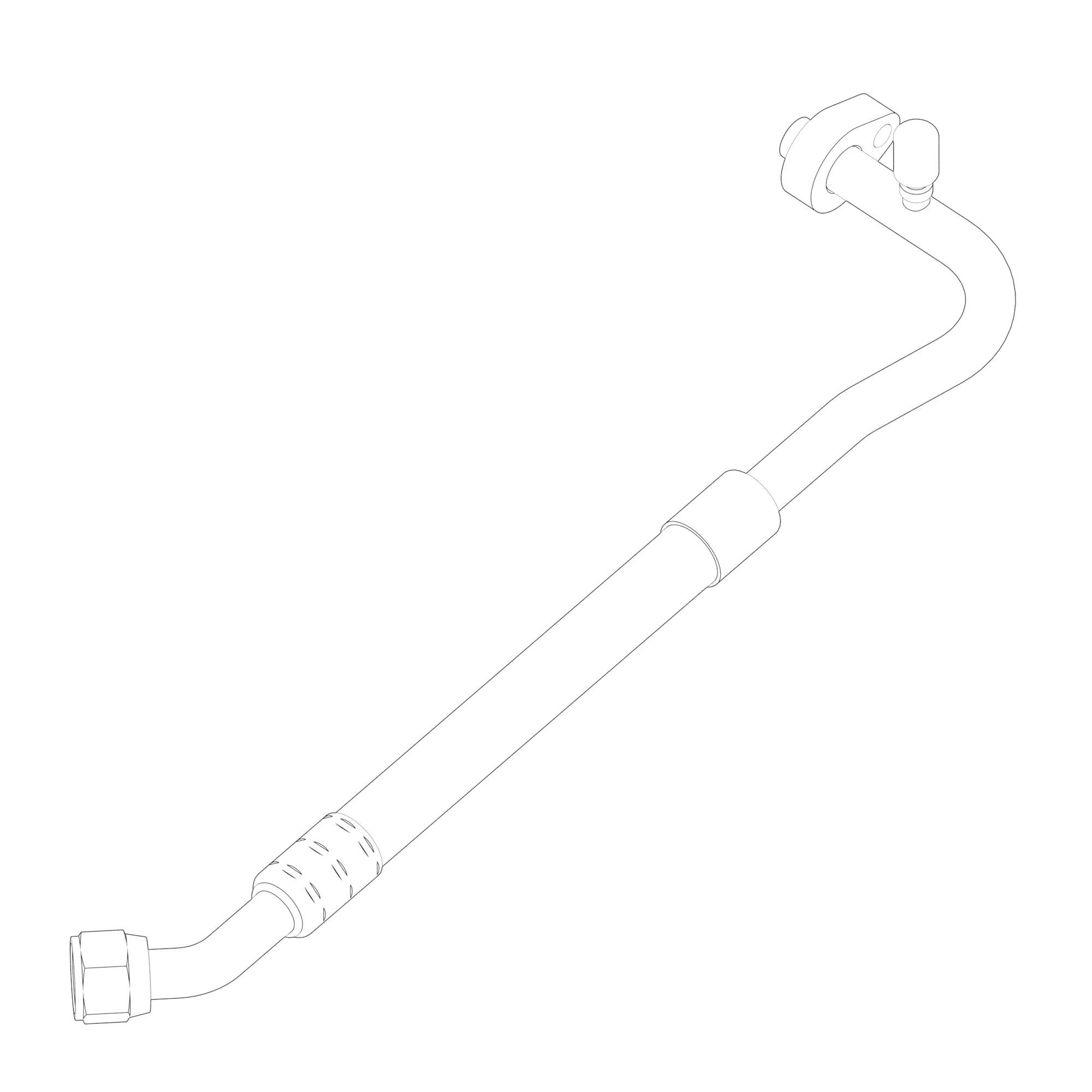 REFRIGERANT HOSE, CAB TO COMP SUCTI