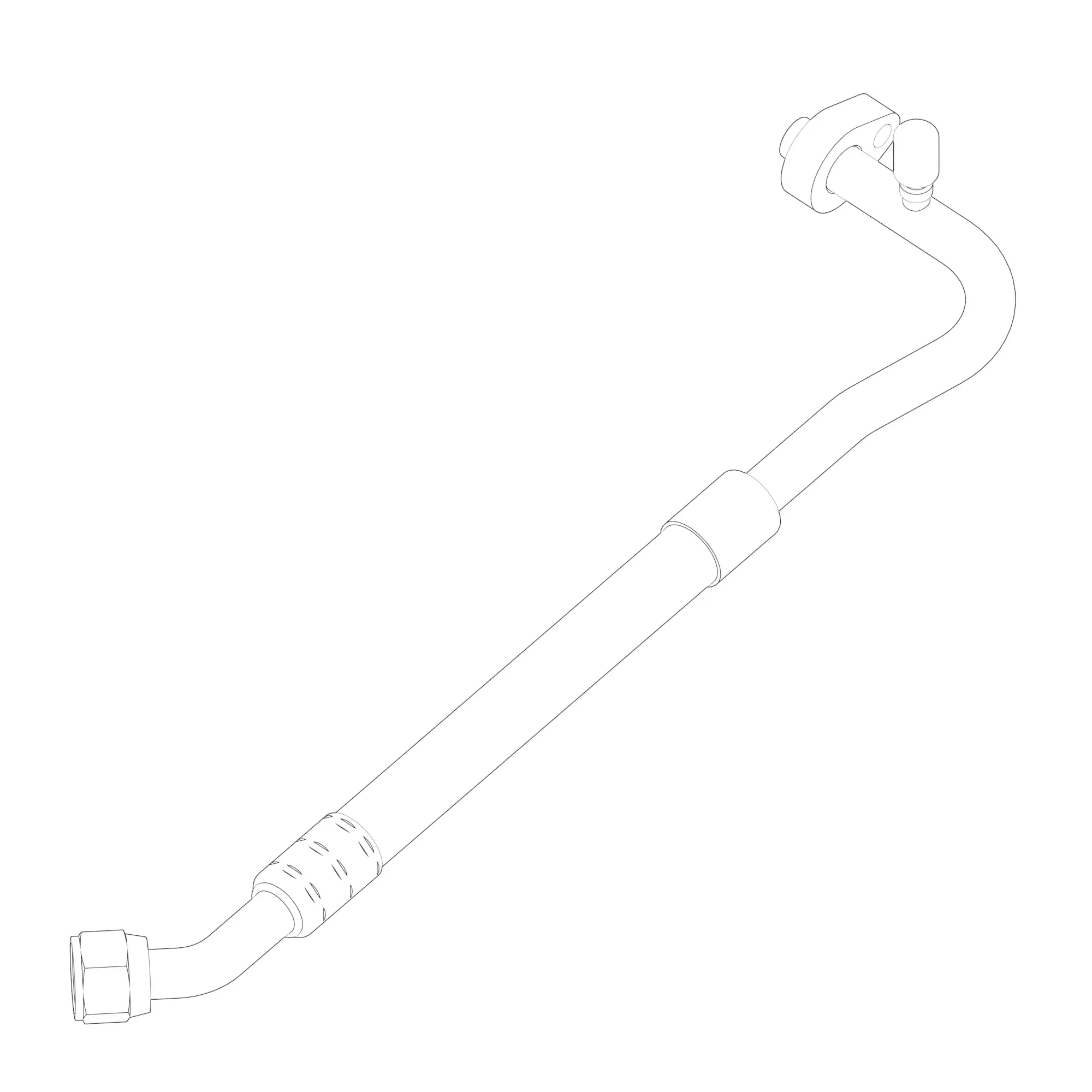 John Deere Refrigerant Suction Hose - AKK42332