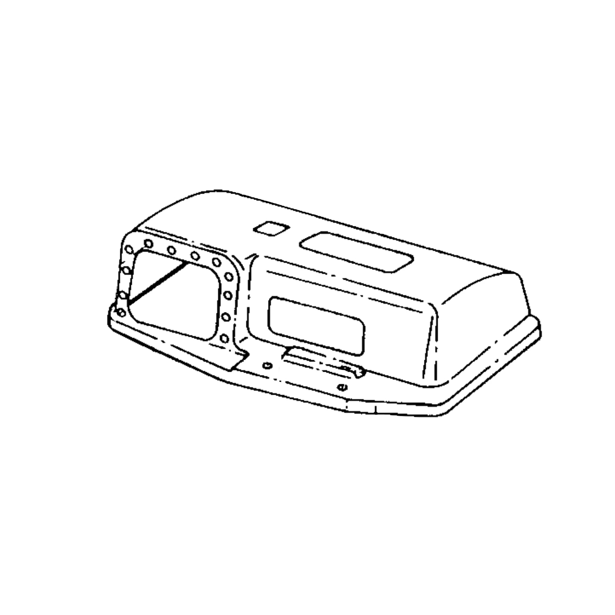 John Deere Hopper Top Cover Kit - AM127880