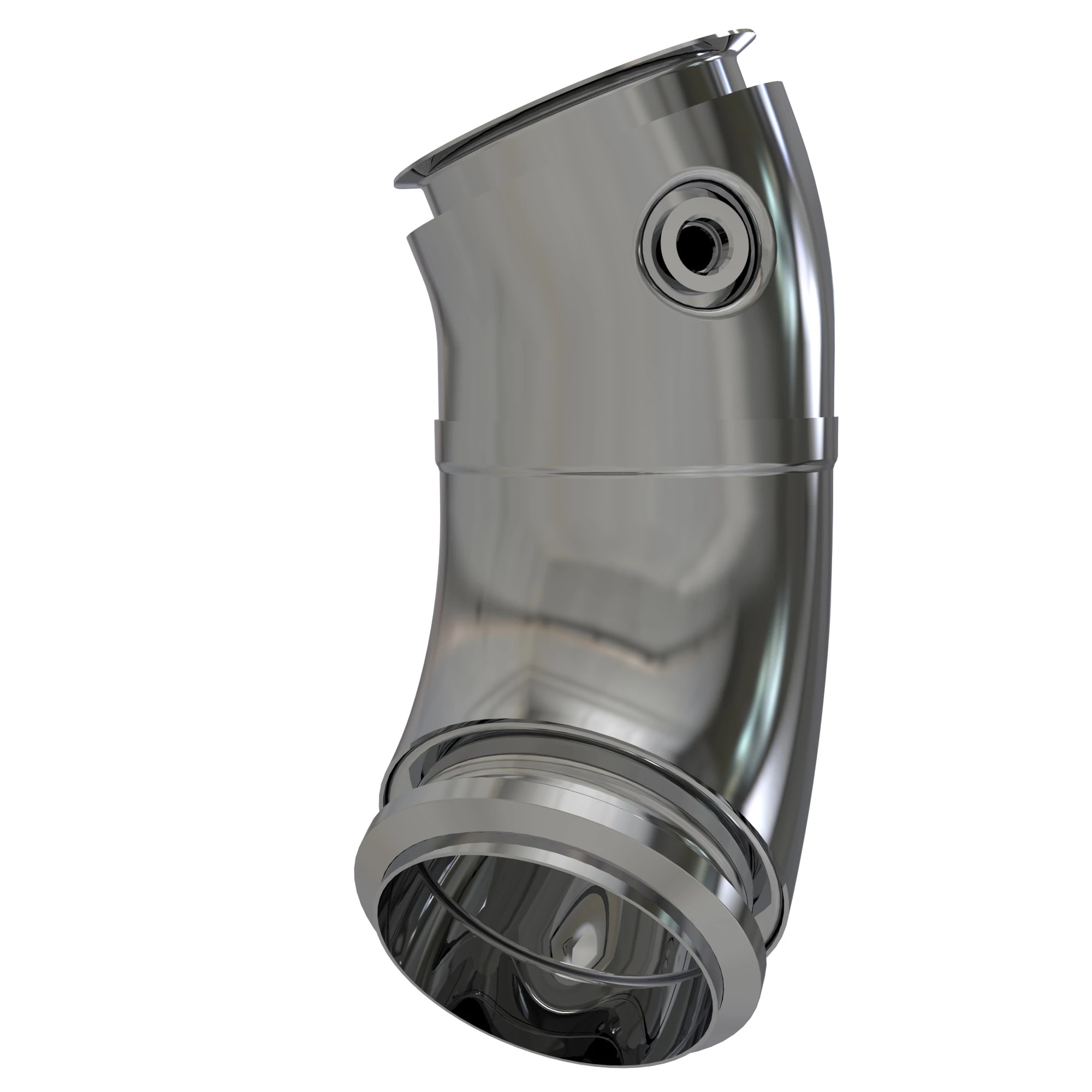 John Deere Diesel Particulate Filter (DPF) L Shape Exhaust Pipe - RE565650