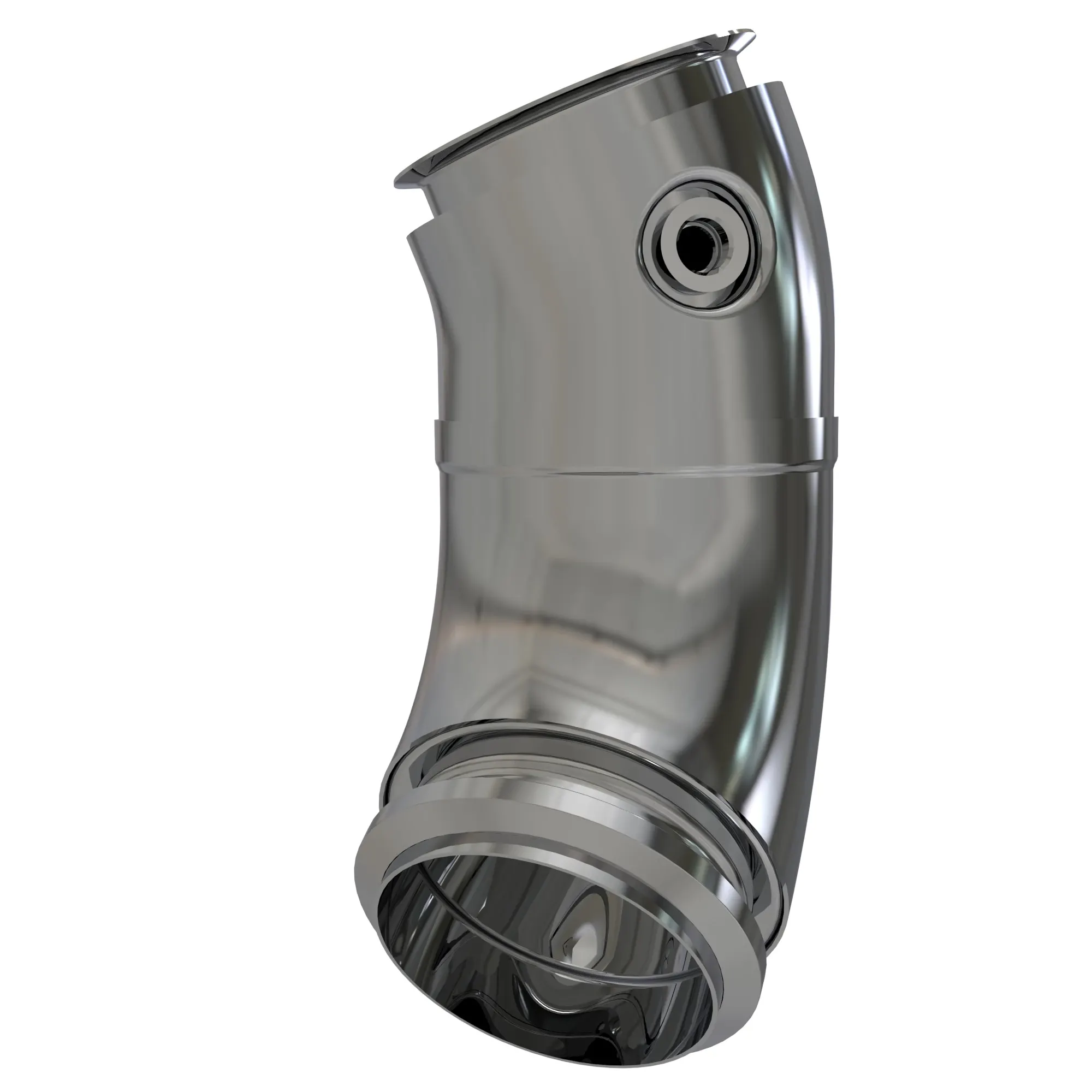 John Deere Diesel Particulate Filter (DPF) L Shape Exhaust Pipe - RE565650