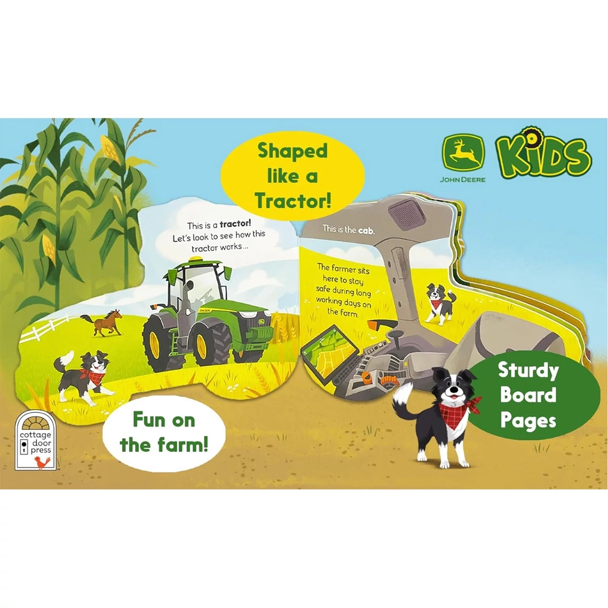 How Tractors Work - Children's Shaped Board Book for Little Farmers and Tractor Lovers