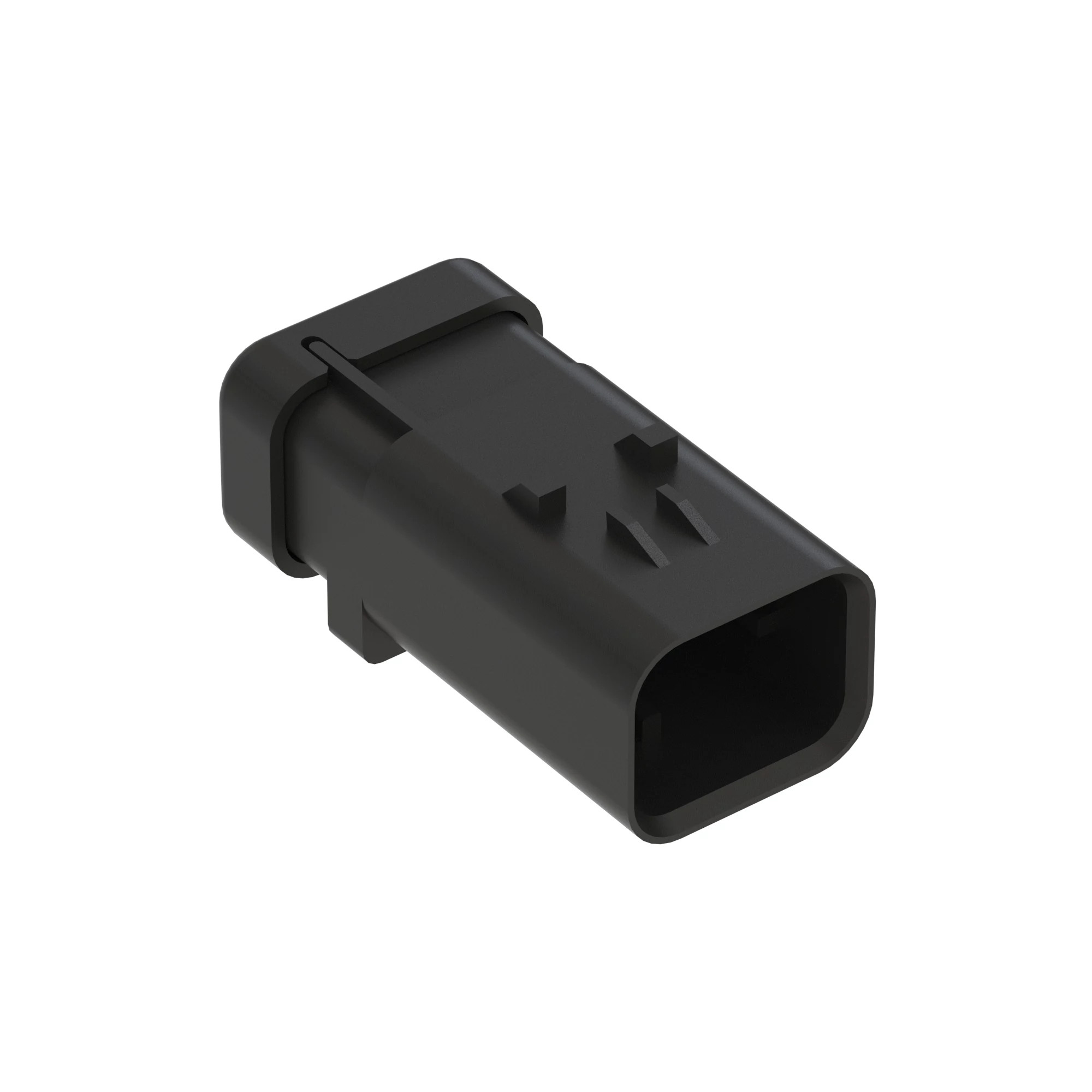 TYCO AMPSEAL16 4W PIN SLD GRY PLSTC