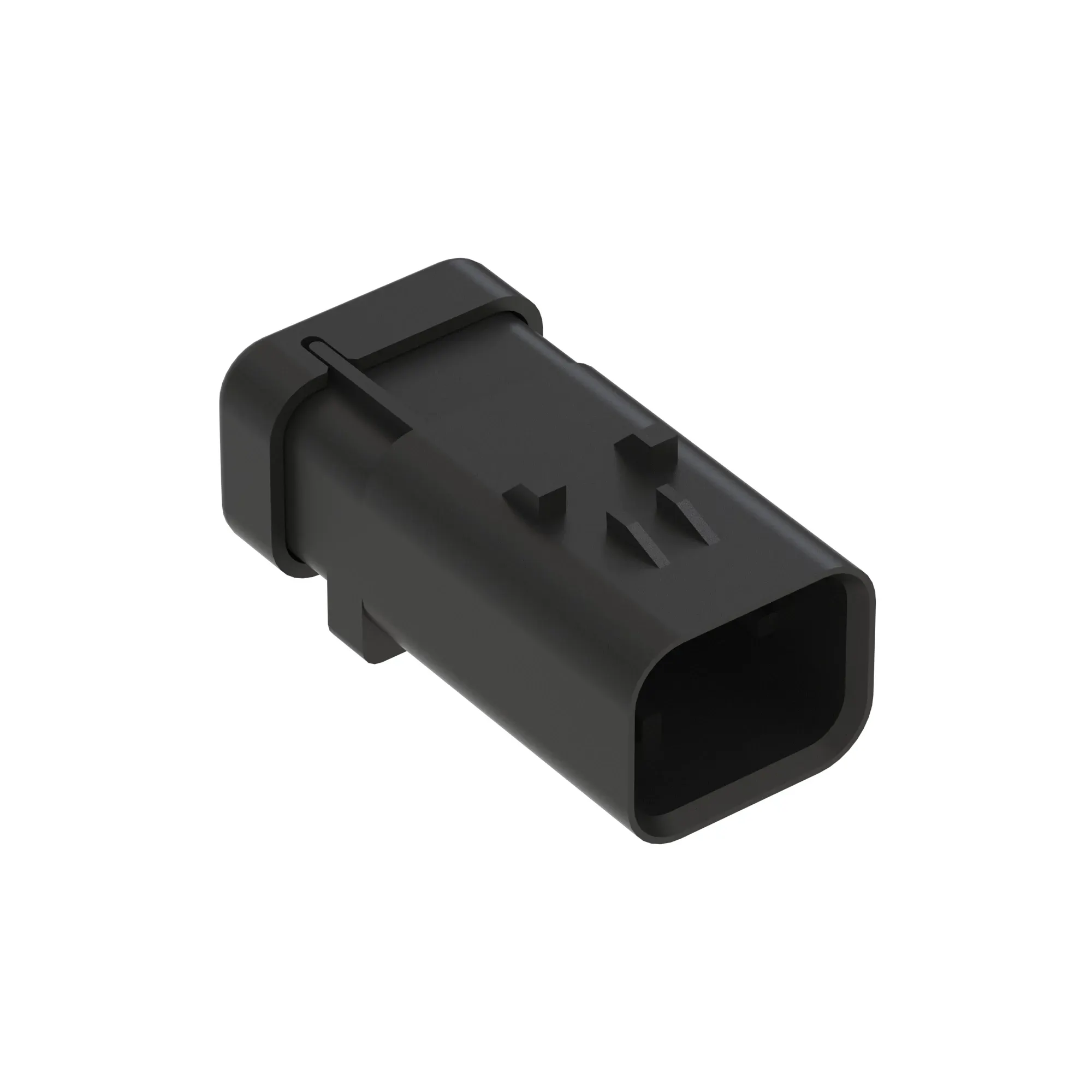 John Deere Gray Electrical Connector Housing, Cavities 4 - 57M9747