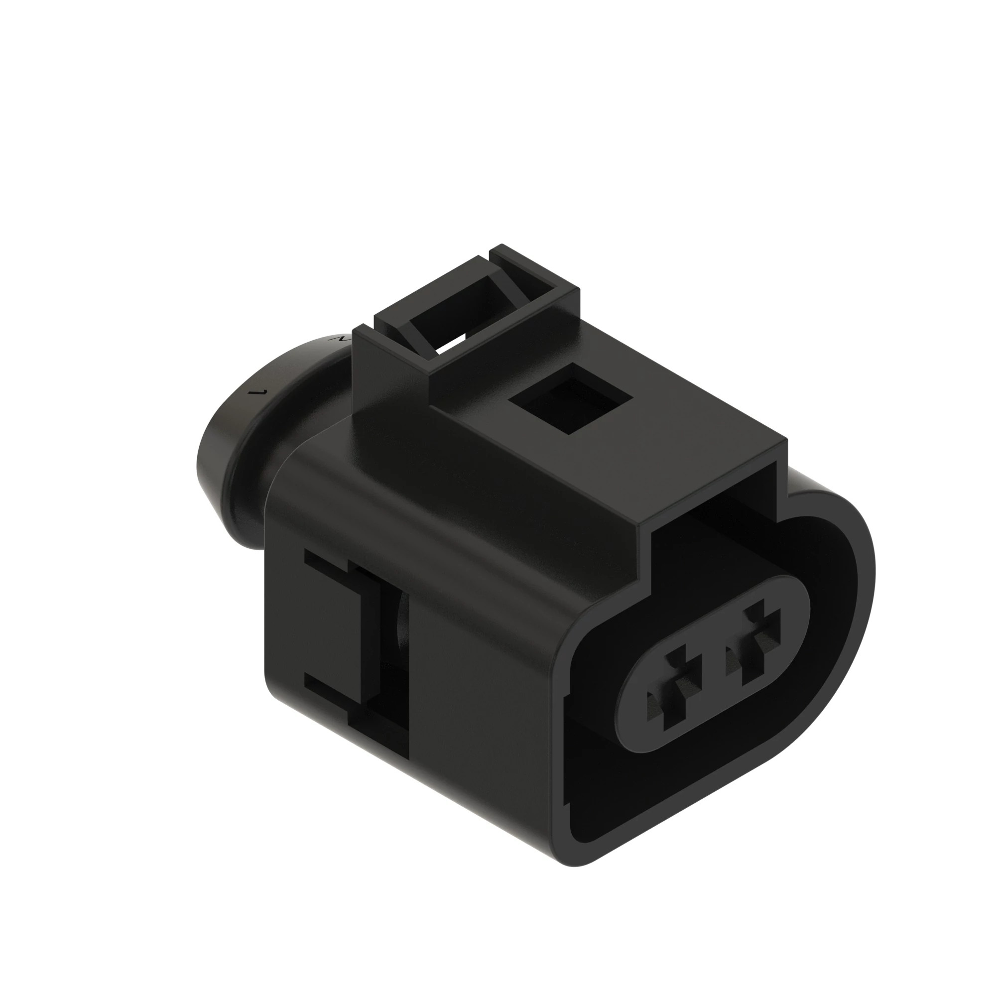 CONN TYCO TIMER 2W FS BLK PLSTC