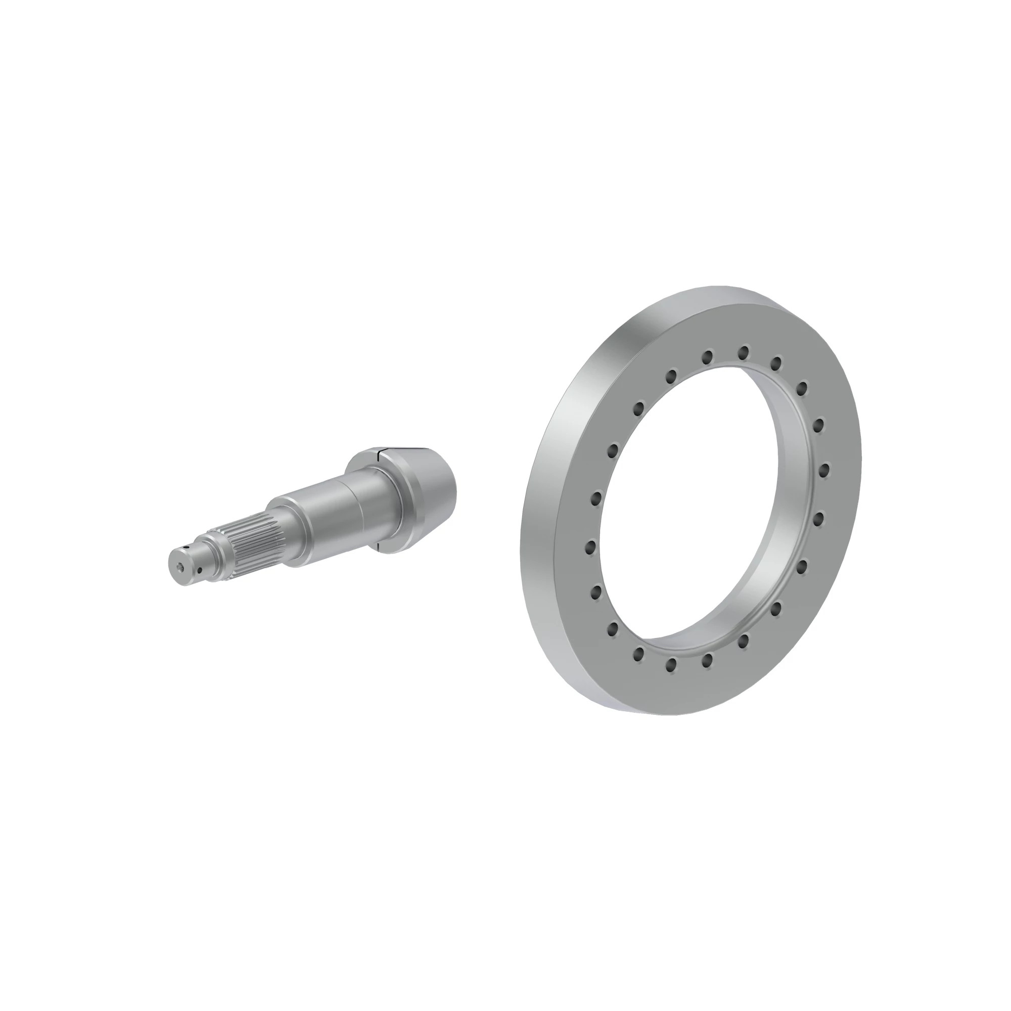 John Deere Differential Ring and Pinion Gear Assembly, Left Side - YZ120668