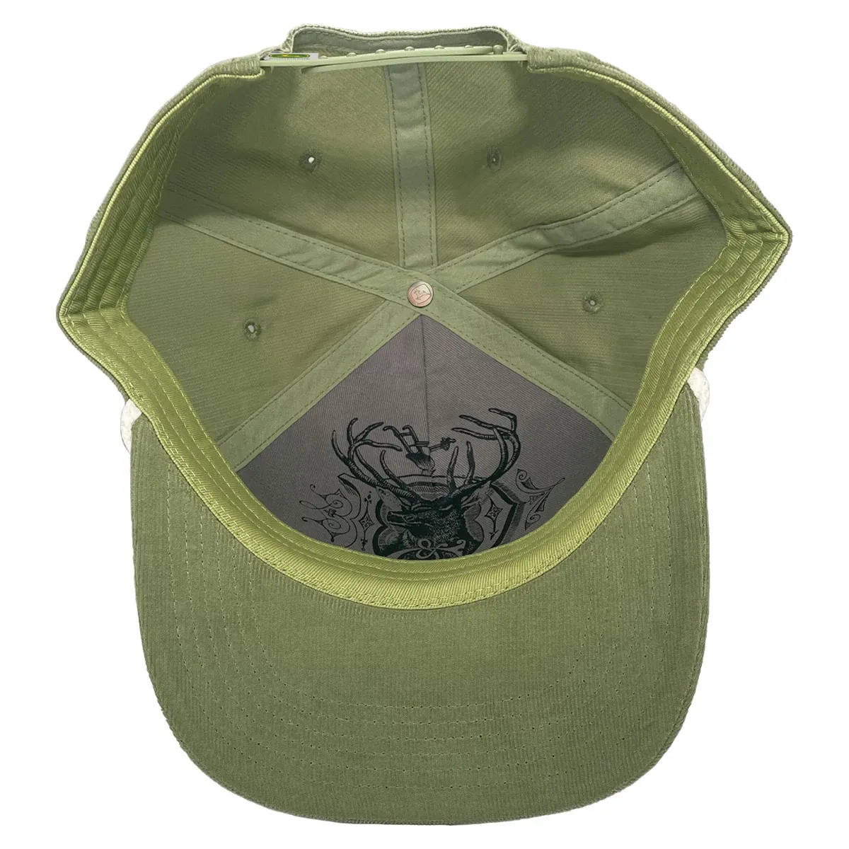 John Deere Script Patch Hat with Rope Detail