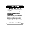 John Deere Scraper Operation Label, Latvian - RE574491