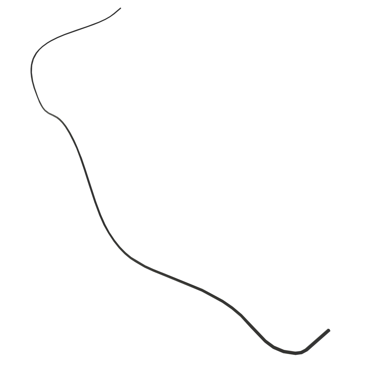 HOSE, COOLANT HEATER FUEL 2 MM X 1828 MM