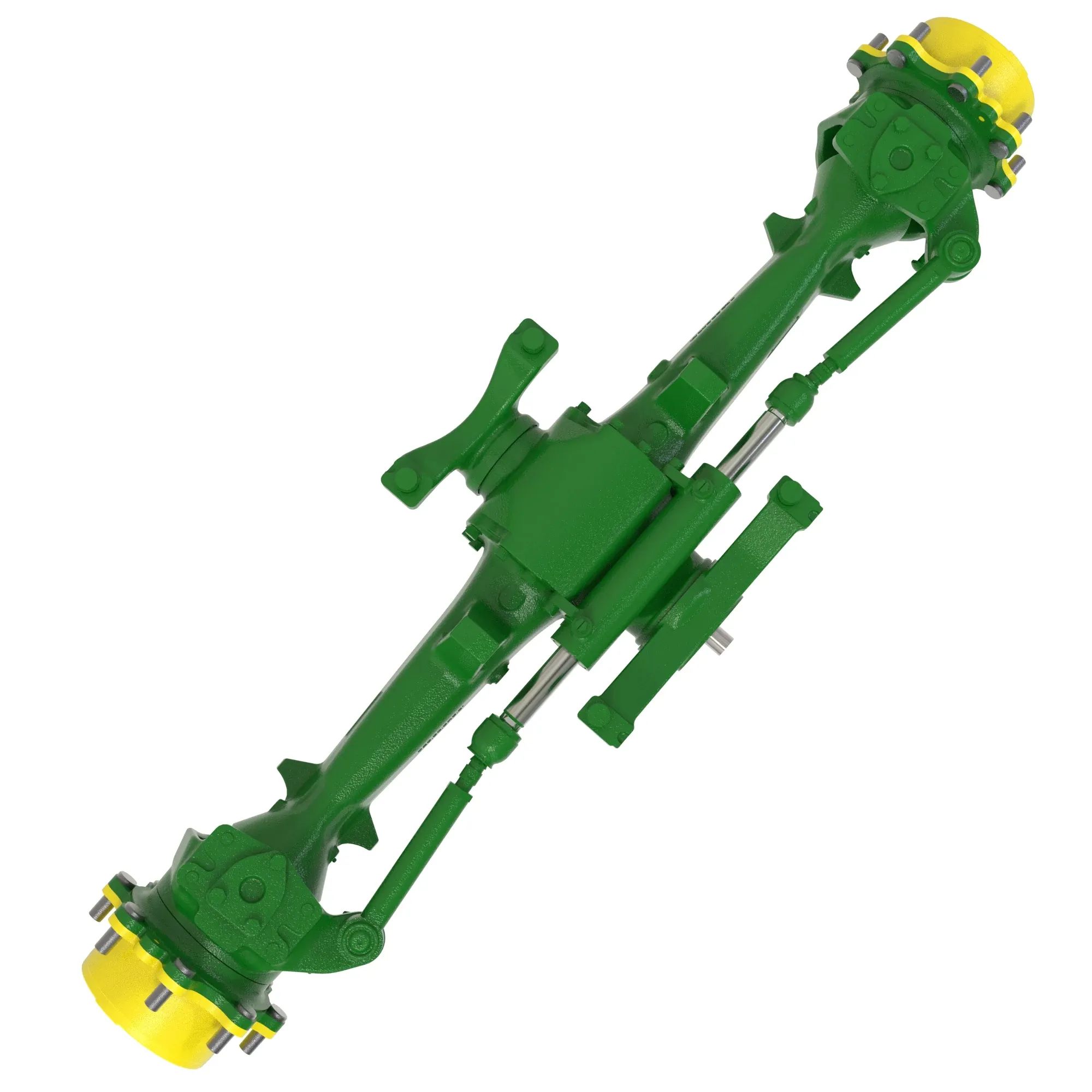 Front Axle DANA 720 - MFWD, paddy seal, limited slip differential, primer painted, filled with oil