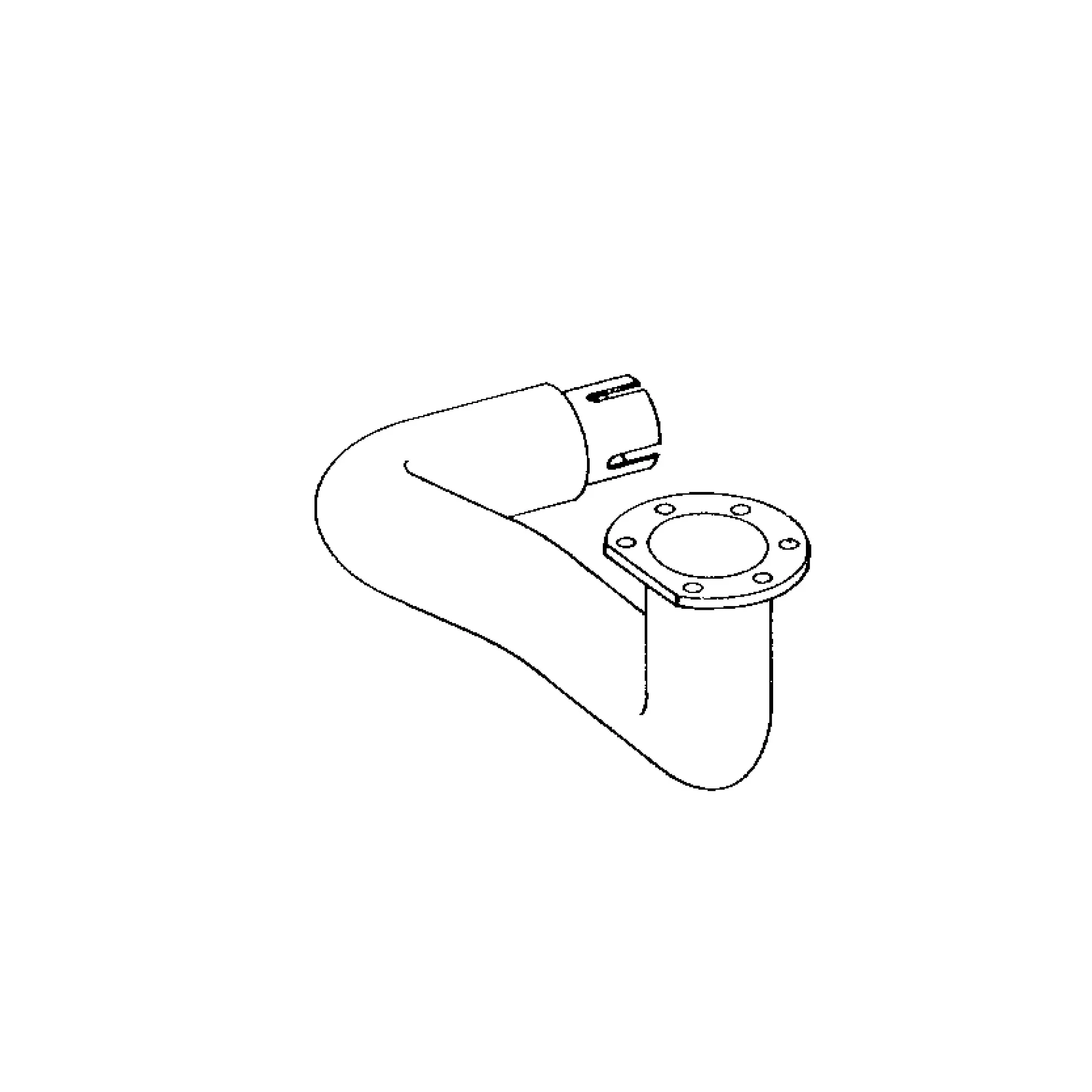 John Deere Rear Exhaust Pipe - RE24151