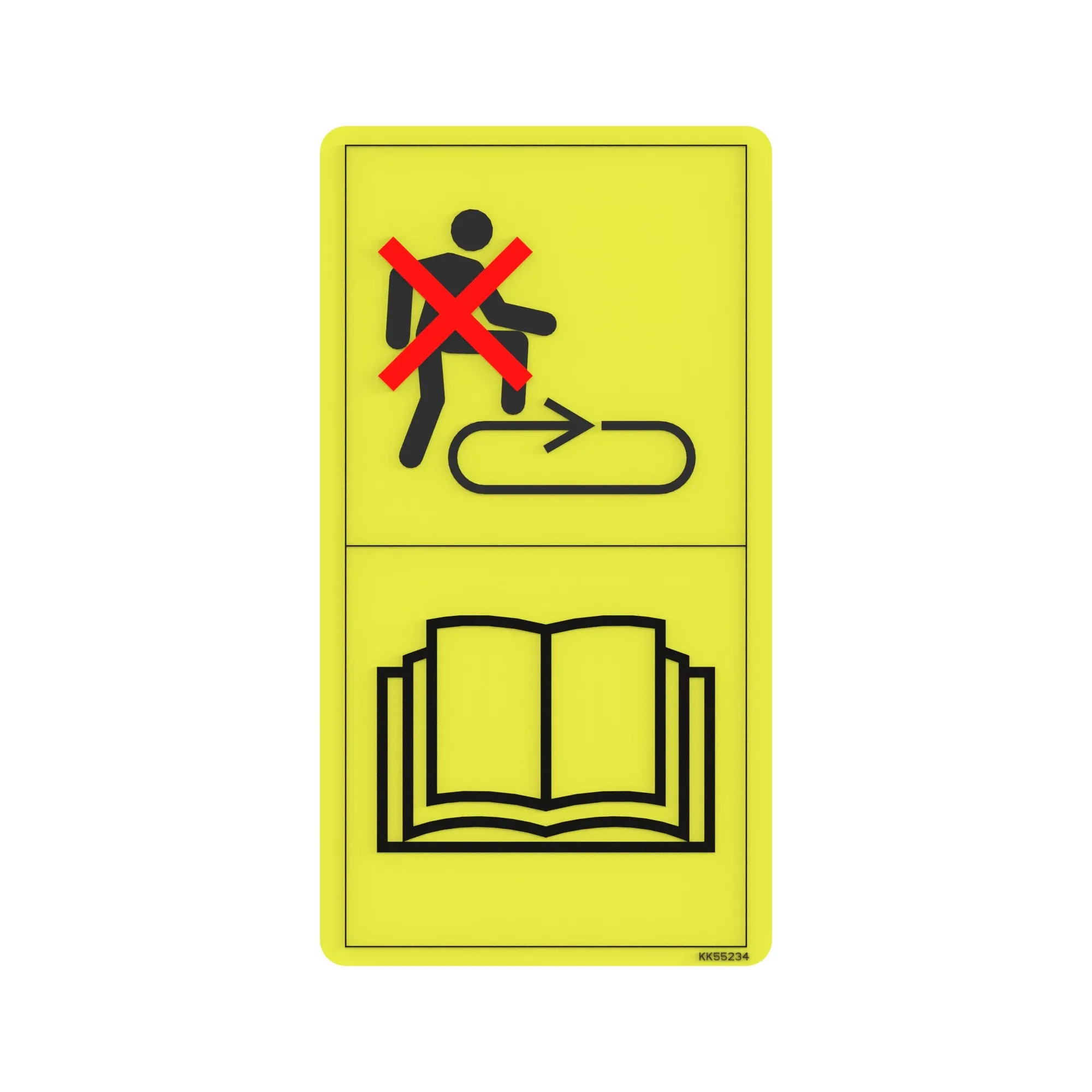 John Deere Safety Sign Label - KK55234