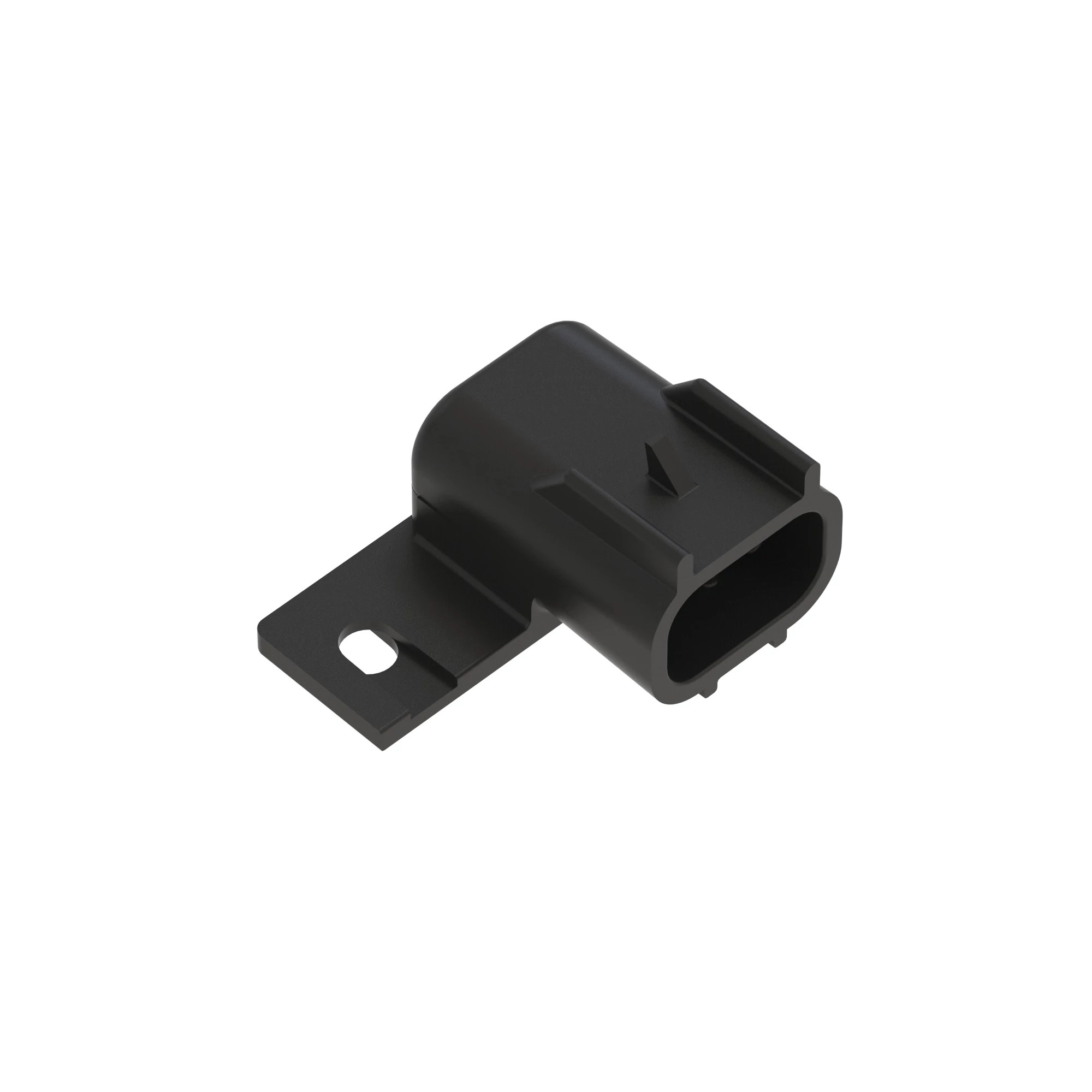 WHITE ES10 FUSE HOLDER CAP BLK PLST