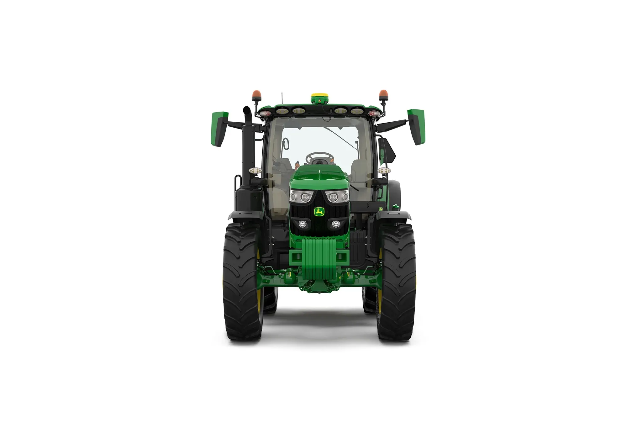 John Deere 6R 185 Tractor A Escala 1/32 – Modelo De Metal Con Cabina Detallada