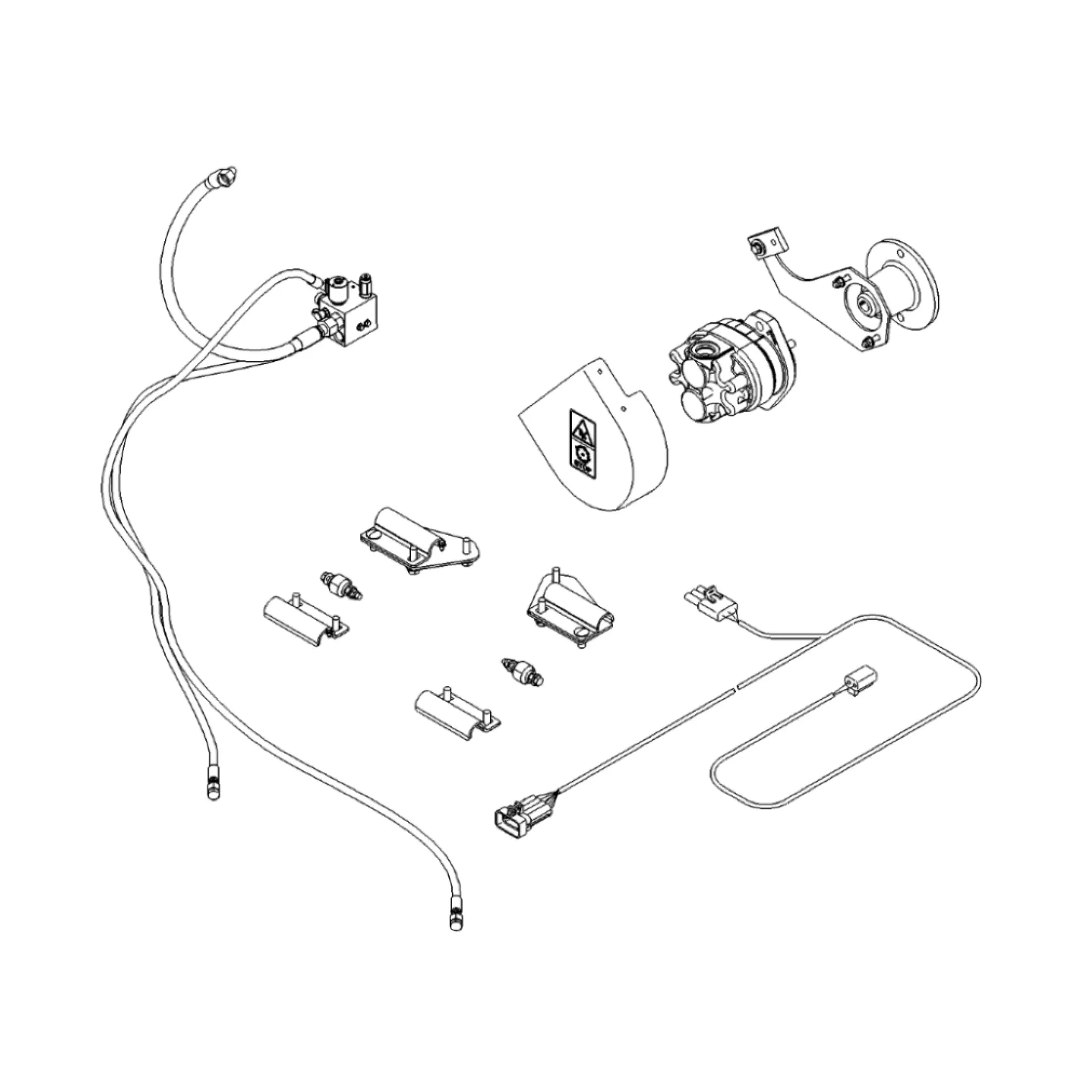 John Deere PowerCast™ Tailboard Conversion Motor Kit - BH84531