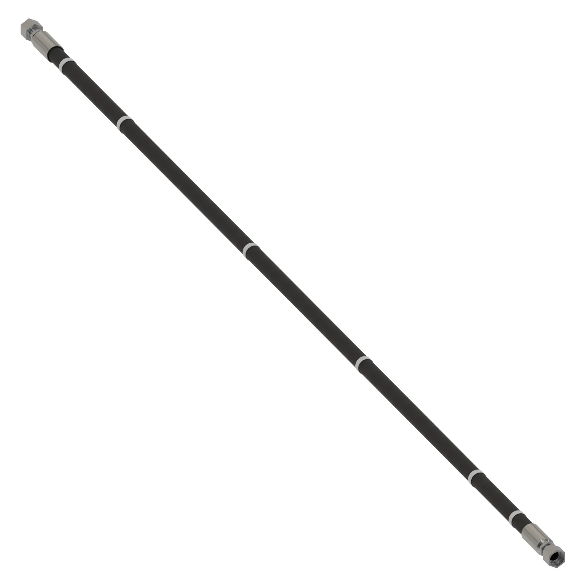 John Deere Case Drain Mid Frame Hydraulic Hose - AN406593
