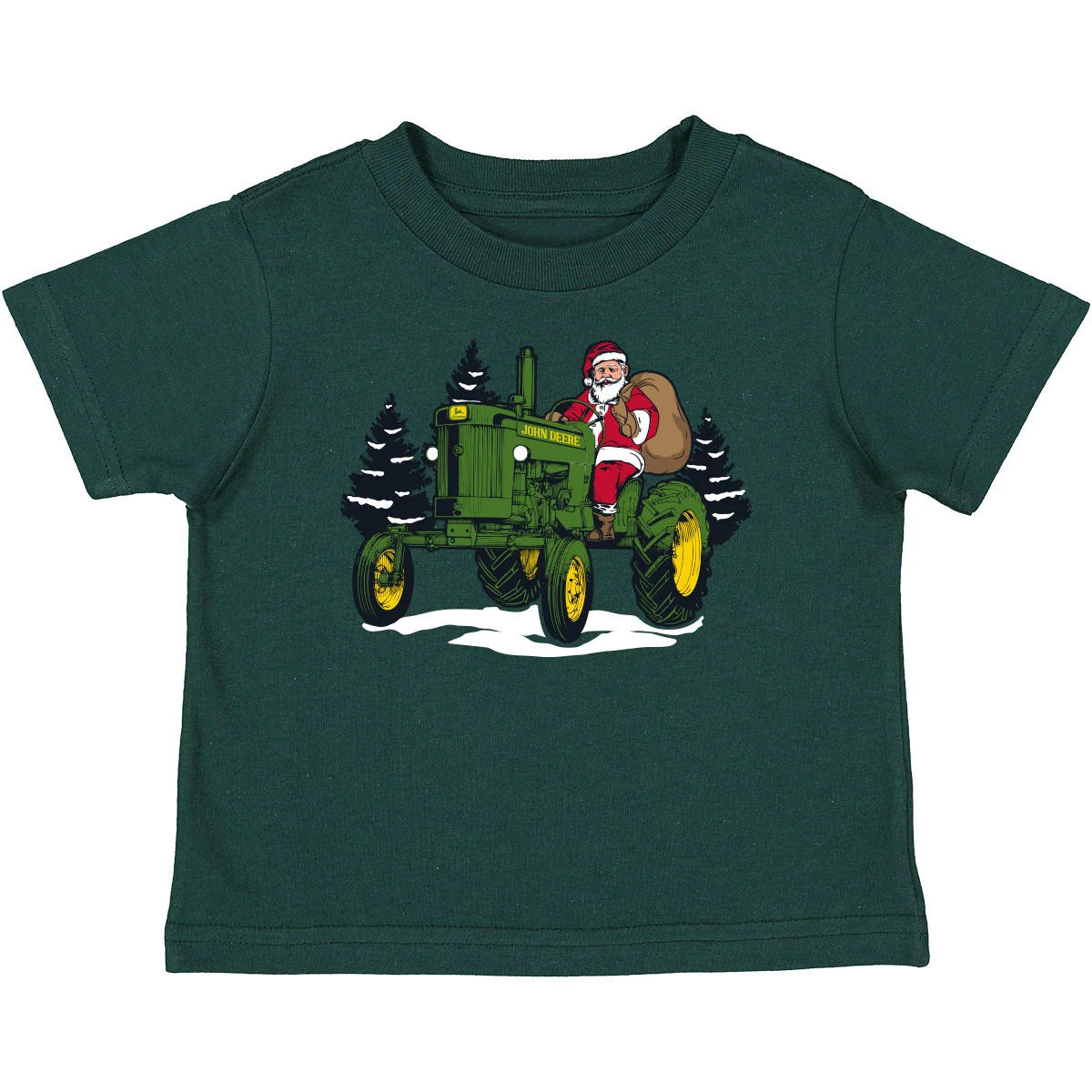 Santa on a Tractor Toddler T-Shirt