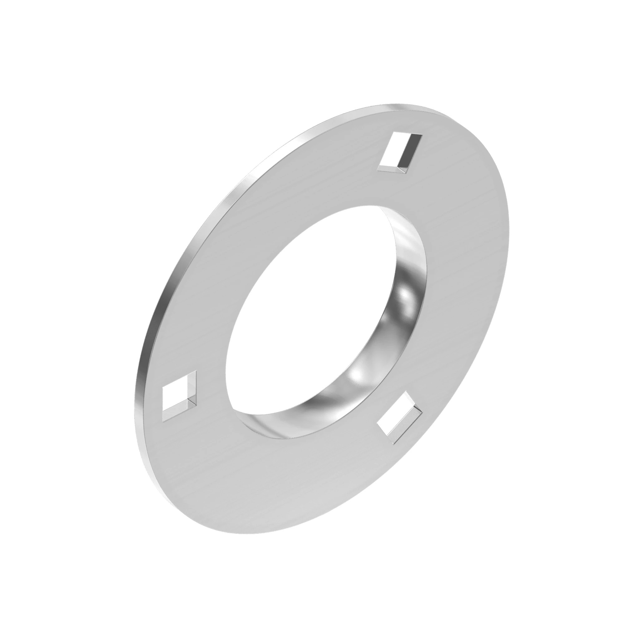 H76654: 3-Hole Flanged Bearing Housing