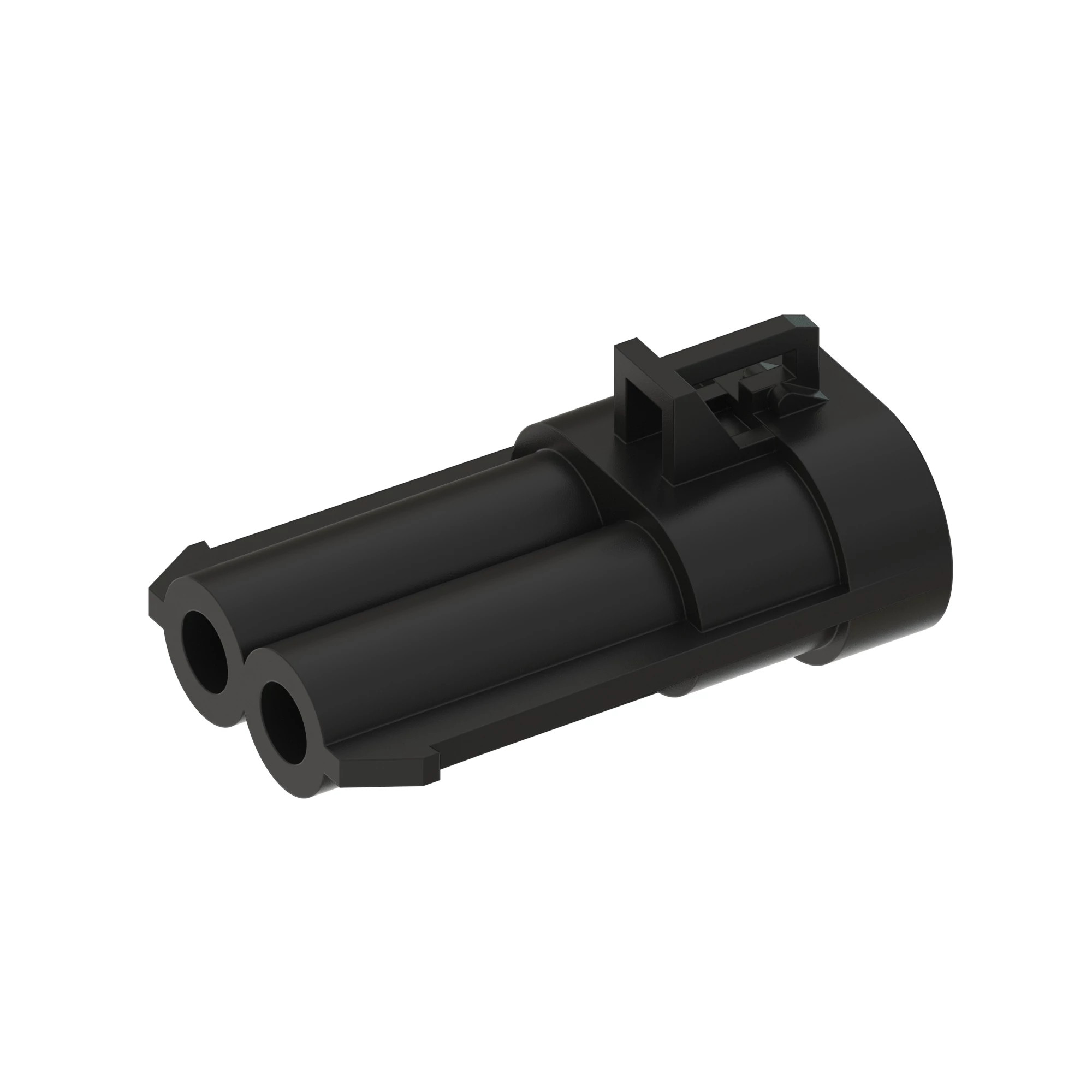 CONN DELPHI MP630 2W MS BLK PLSTC