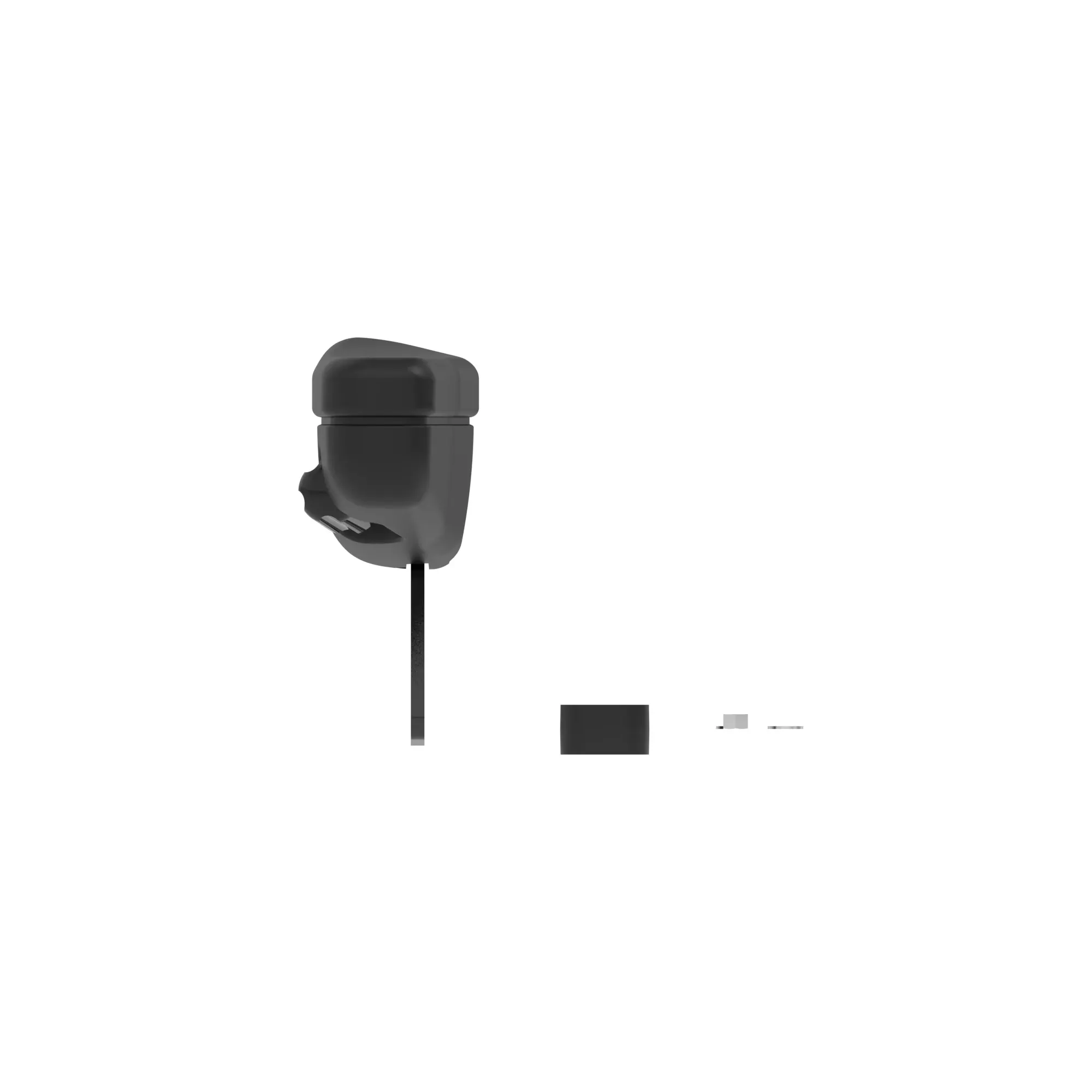 80 MM ARMREST KIT-R.H. BROWN