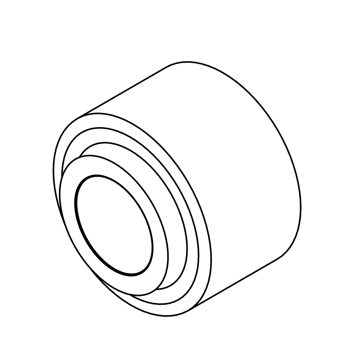 John Deere Coulter Hub Bearing - AN261766