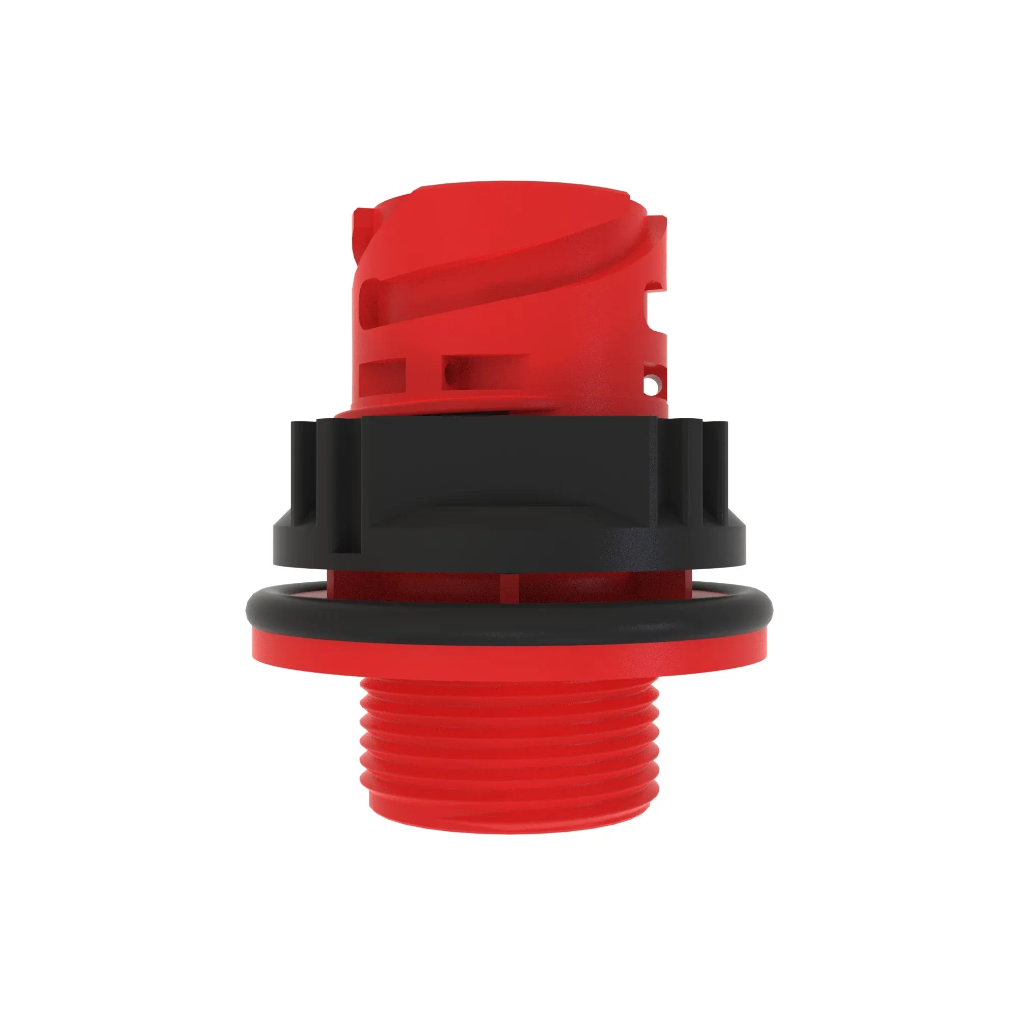 ACCY ITT APD JAM NUT RED PLSTC