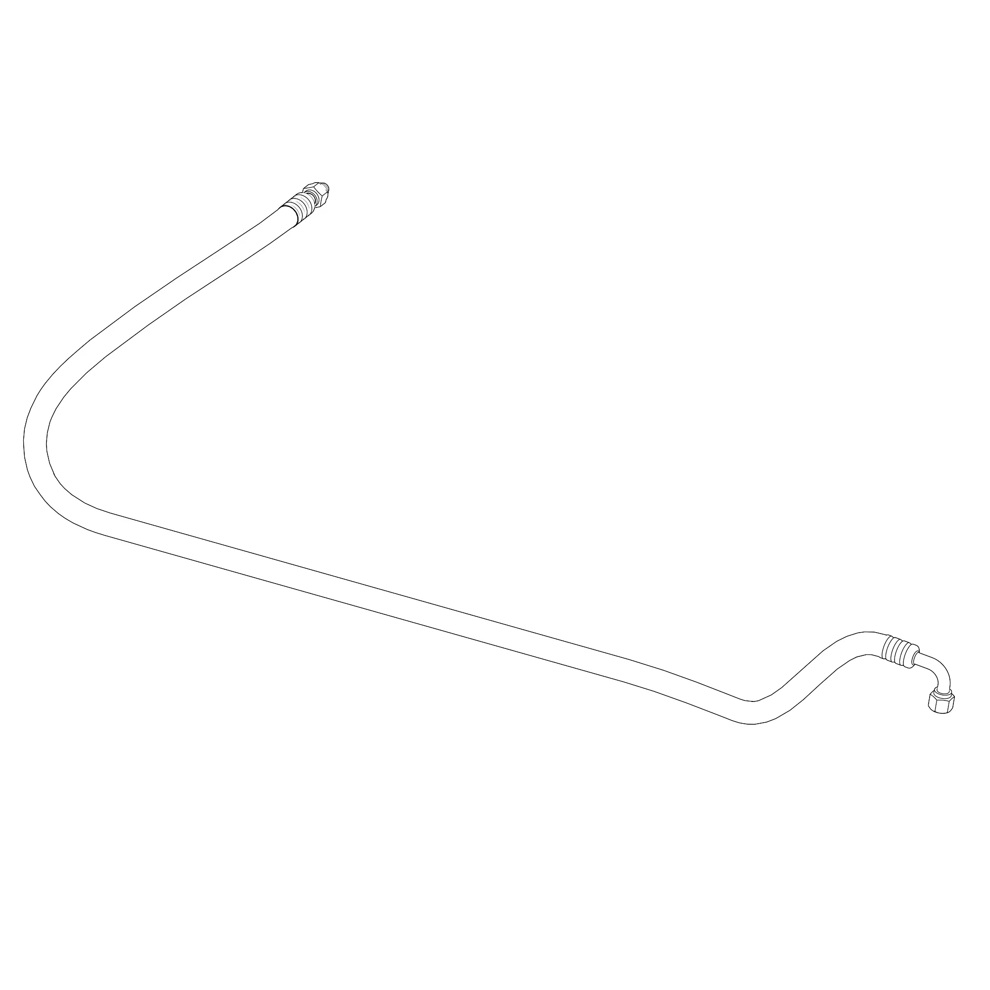 REFRIGERANT HOSE, AC UNIT TO FILTER