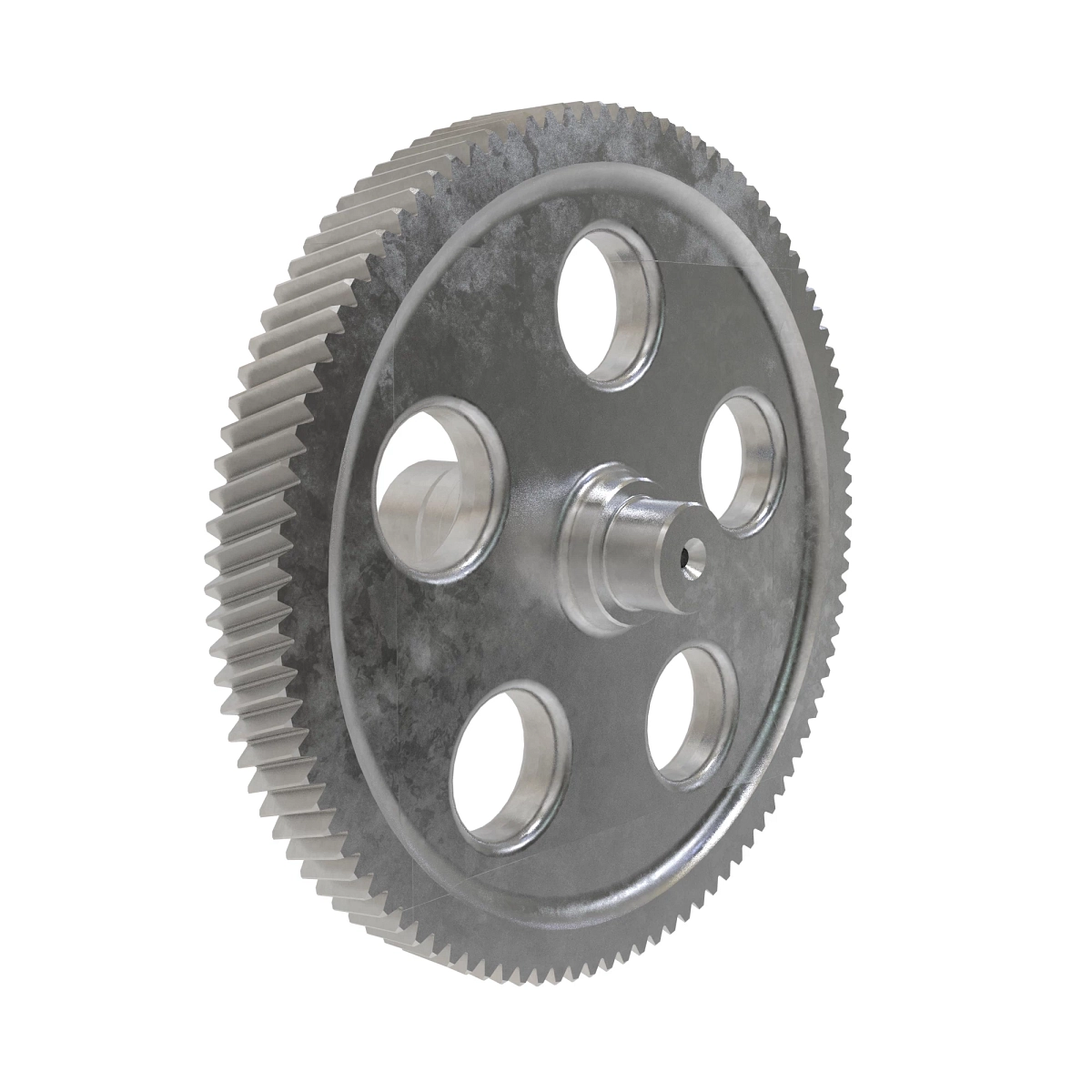 Gear, Z=102, M=2.5, HELIX=18