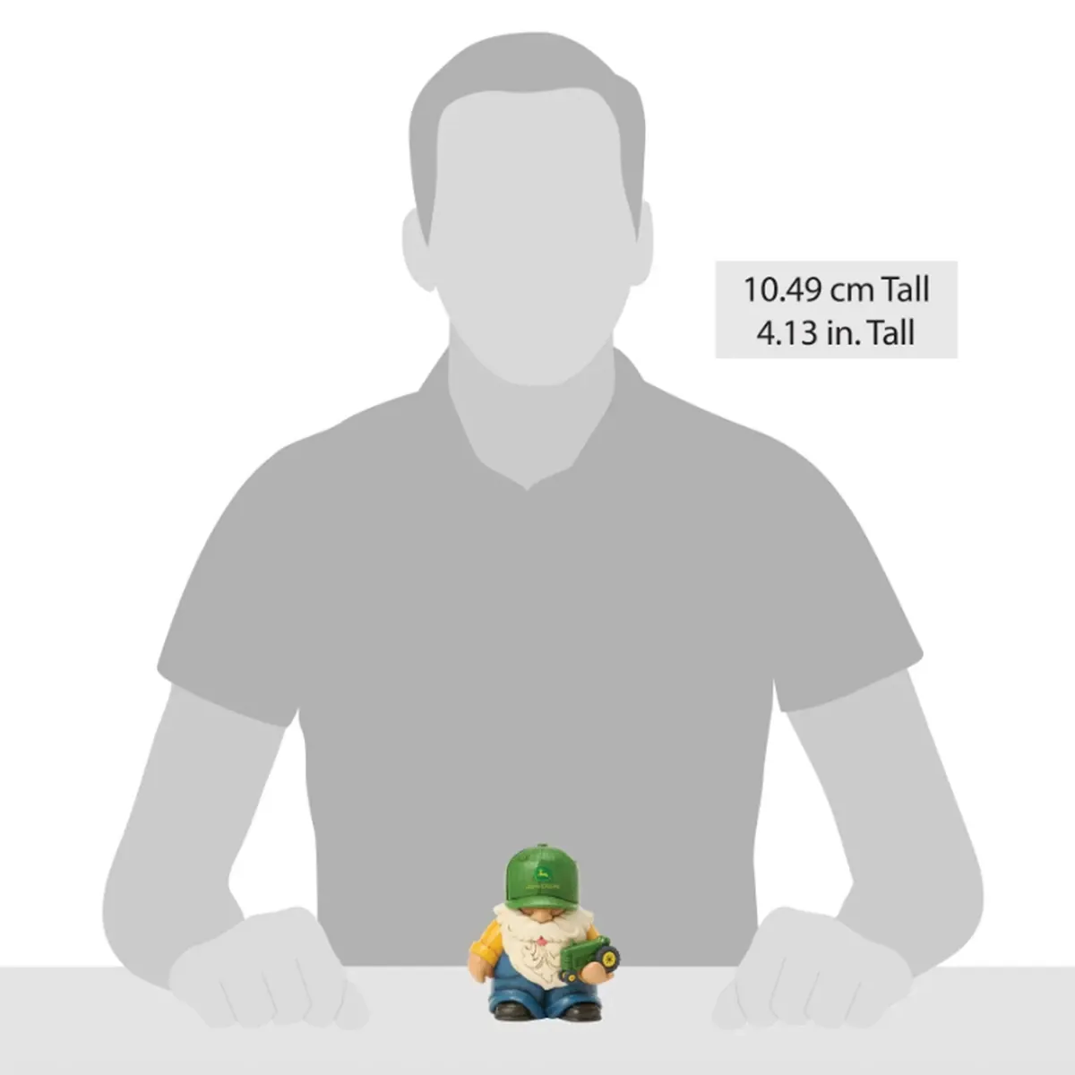 John Deere Holiday Gnome Statue