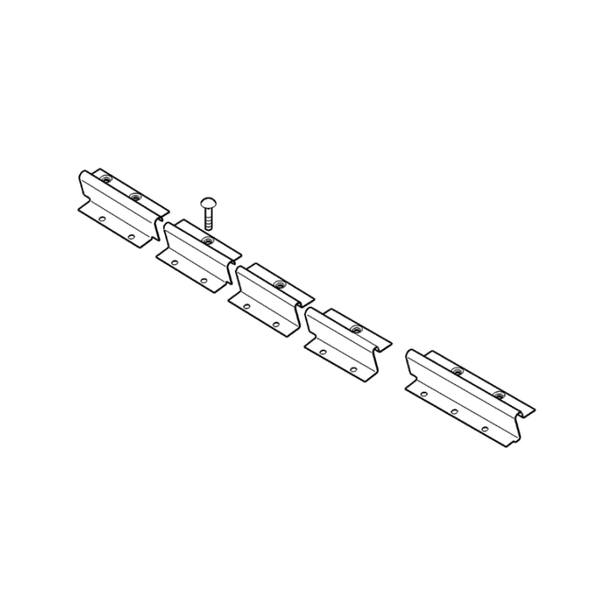 John Deere Short Stone Dam Guard Kit - BH84404