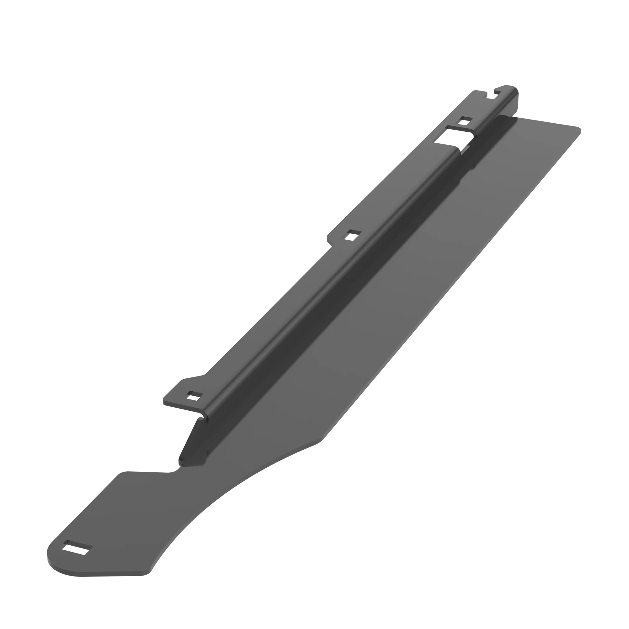 GRASS DEFLECTOR, RH LEAF BAFFLE, 54