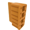 DEUTSCH DTM 12W WDGLOK ORANGE PLSTC