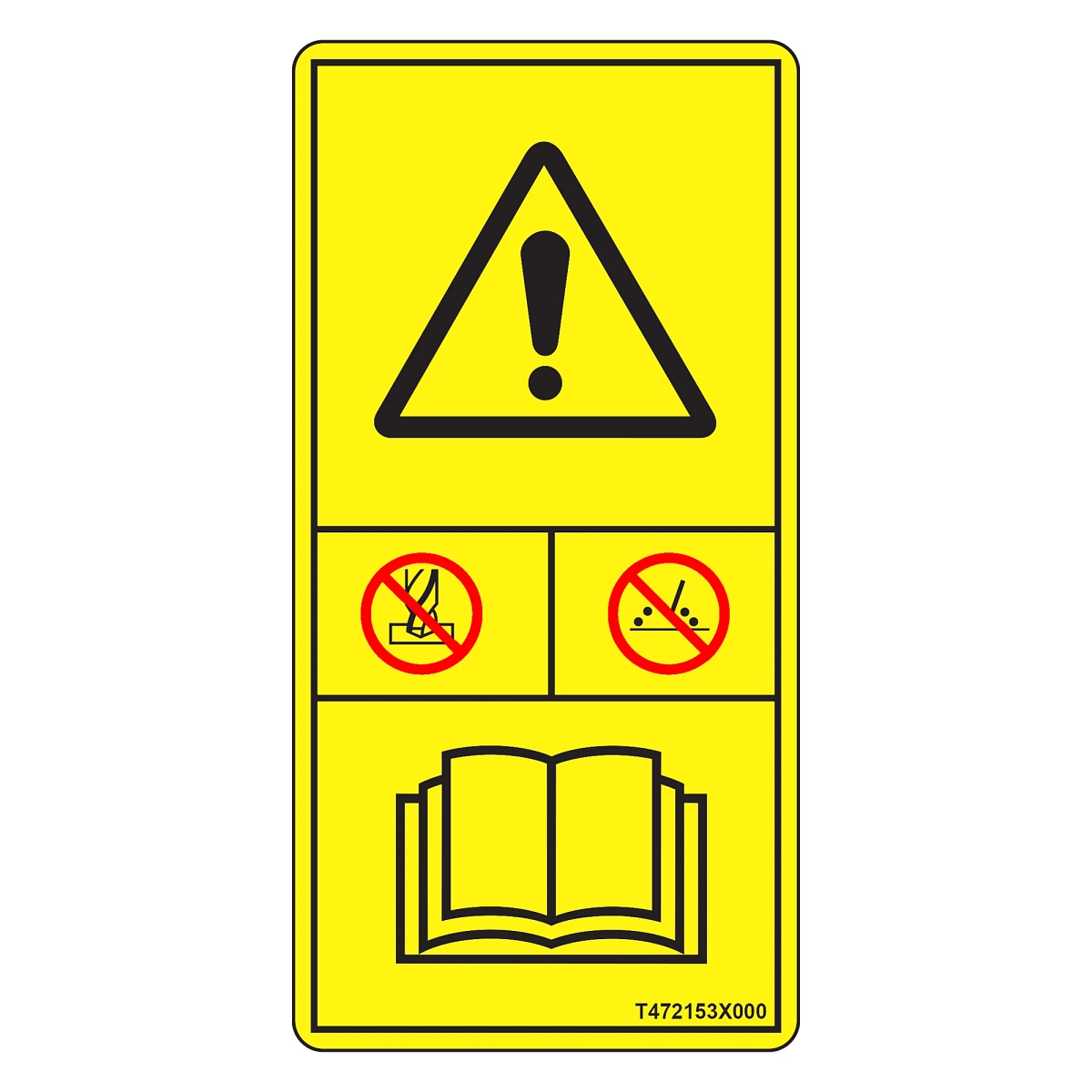 Label, No Text, Vertical Config