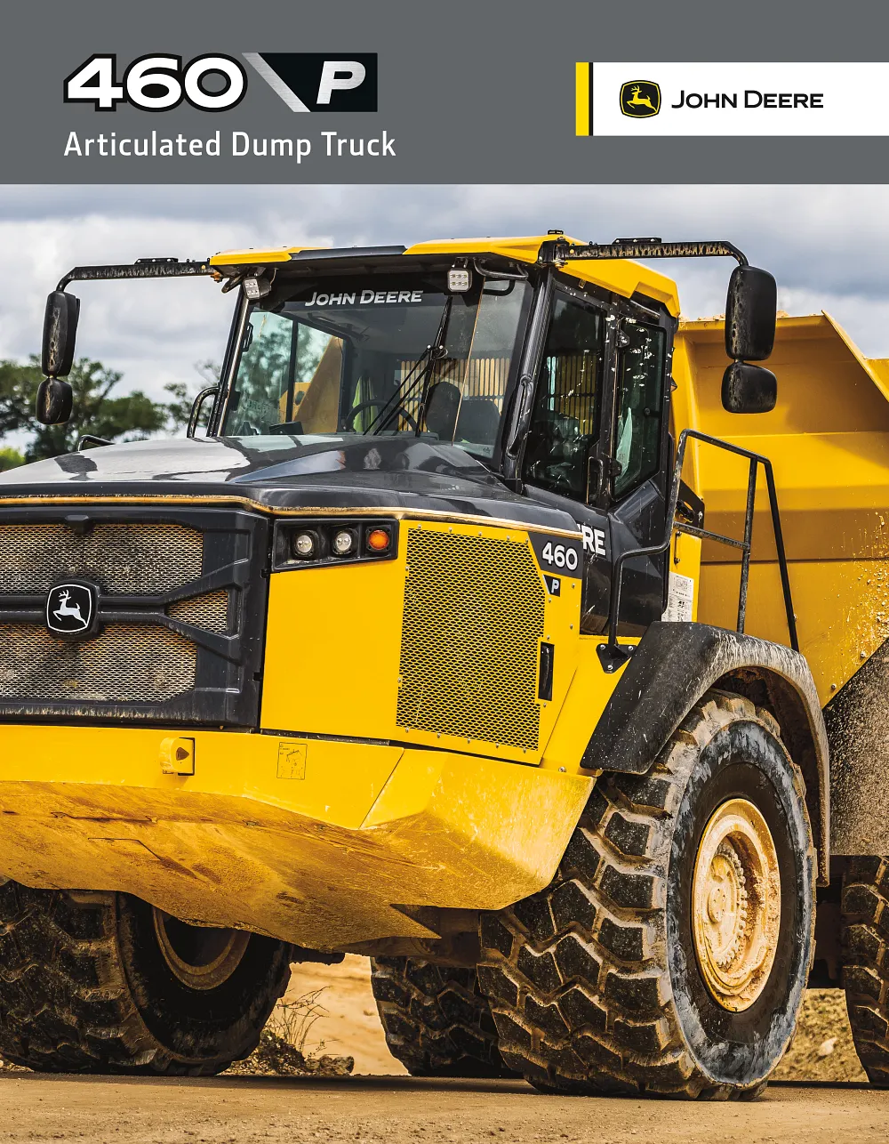 460 P-Tier Articulated Dump Truck Product Brochure cover
