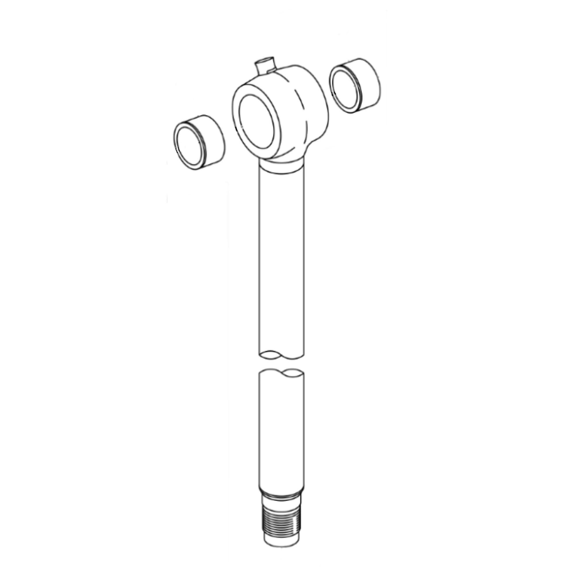 John Deere Bucket Hydraulic Cylinder Piston Rod - 1224403G