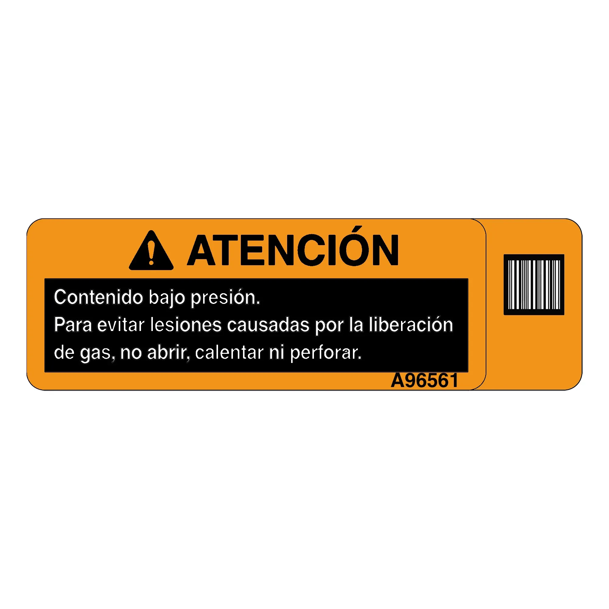John Deere Caution Label Contents Under Pressure - A96561