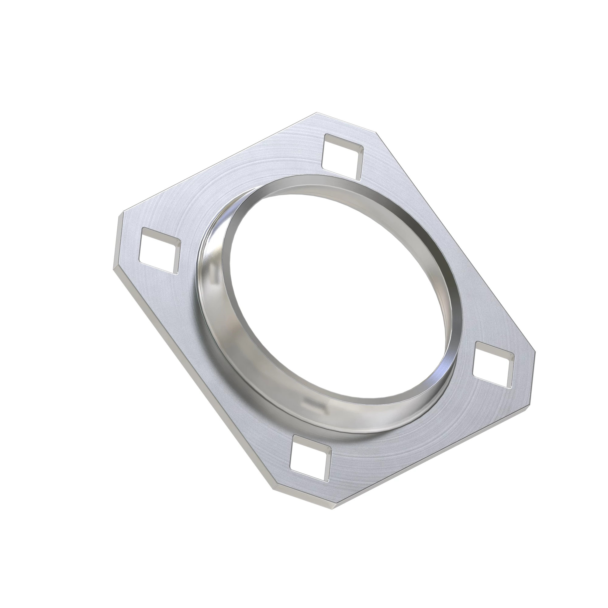 John Deere 4-Hole Square Trimmed Flanged Bearing Housing - H160465