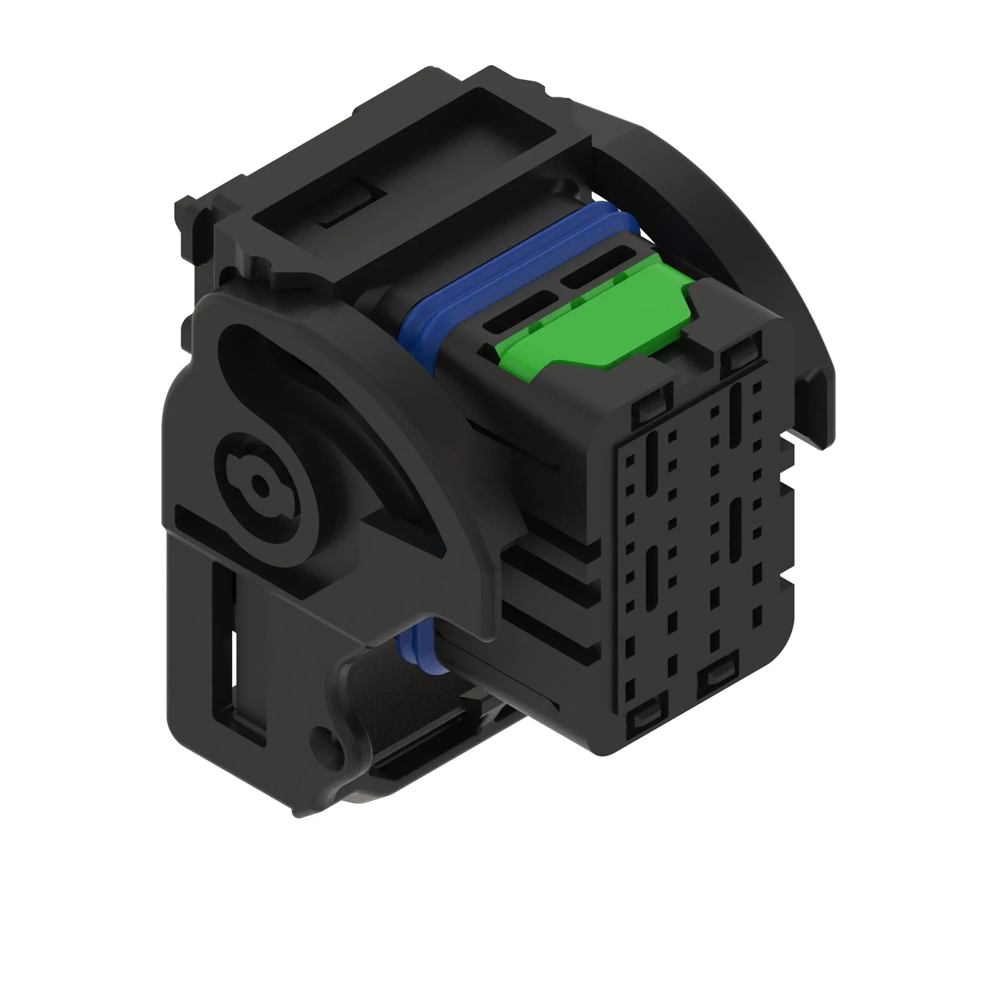 John Deere Black External Electrical Connector Housing, 32 Cavities - 57M10605