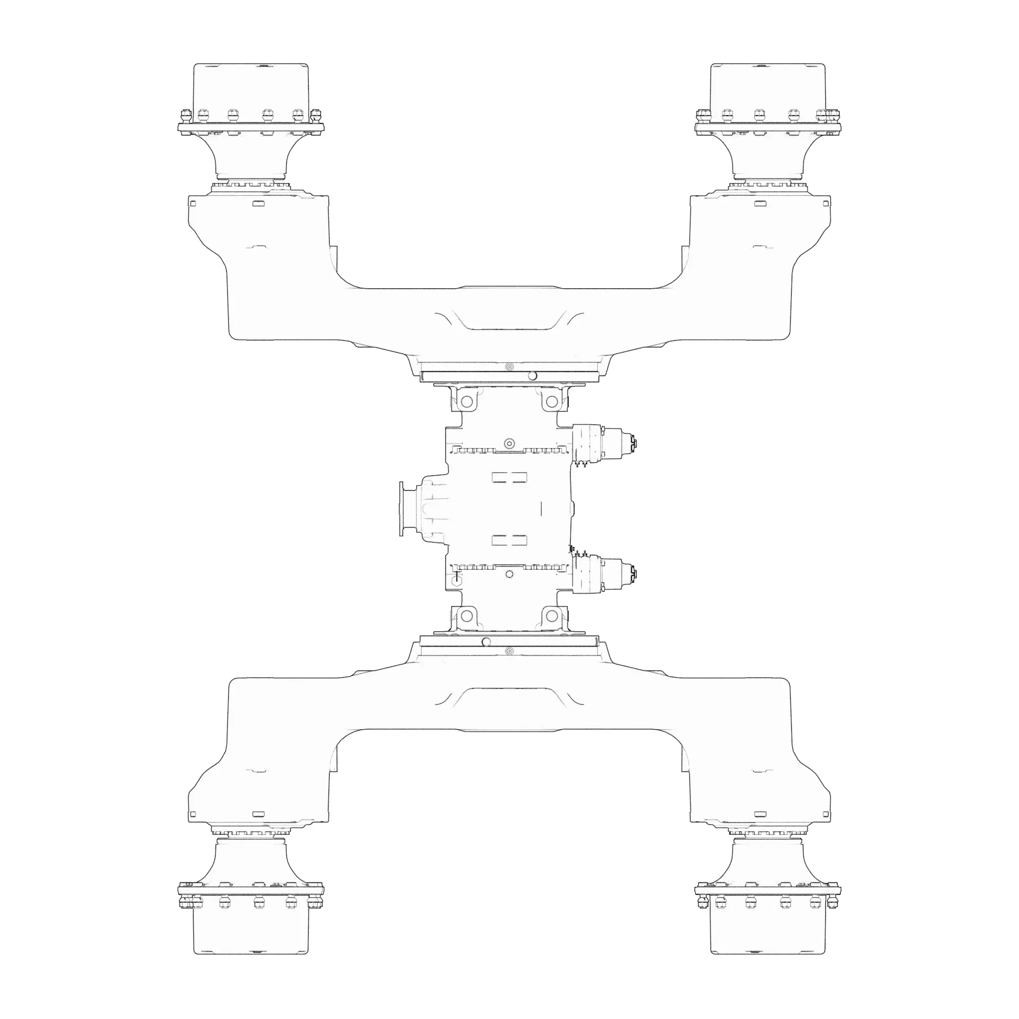 AXLE W/O BB-DRIVE