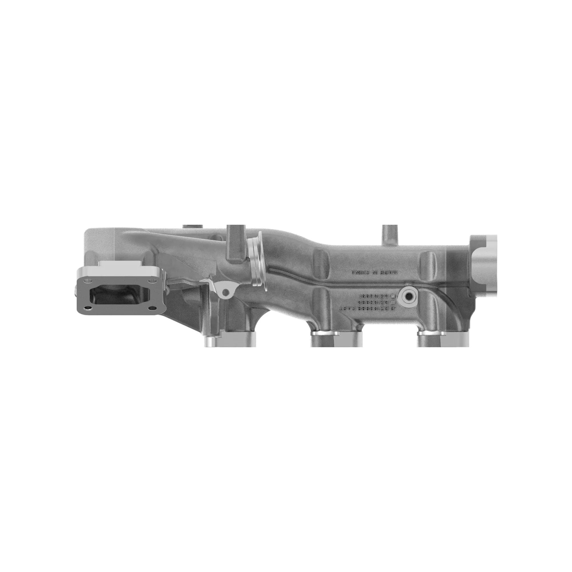 EXHAUST MANIFOLD, REAR, INSULATED,