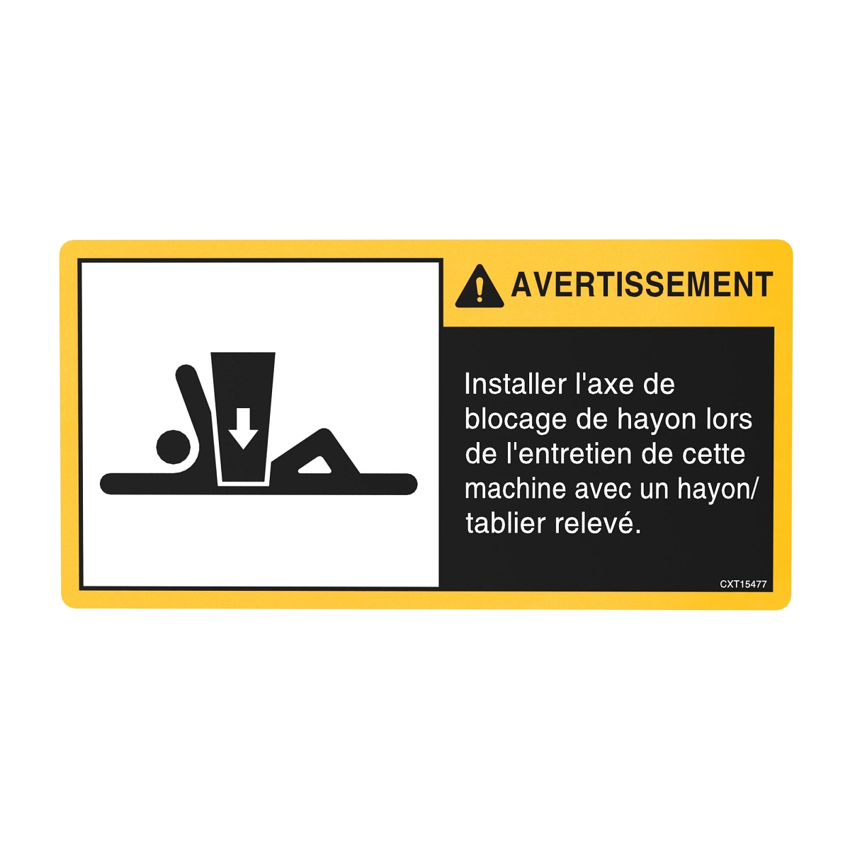 Safety Sign, Decal-Warning Gate