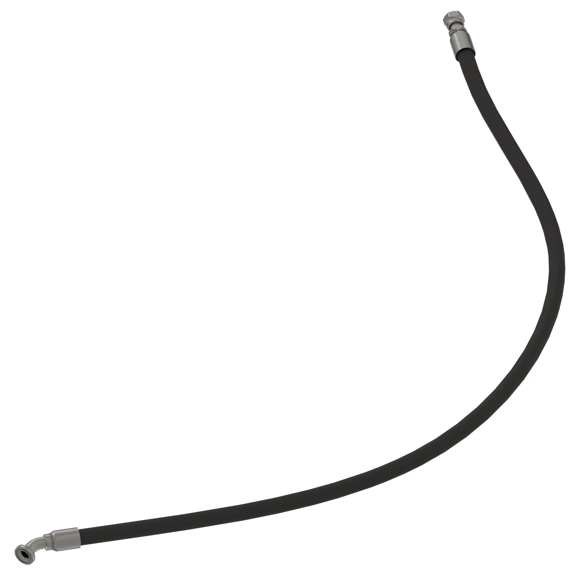 John Deere Harvester Head Hydraulic Hose - F743122