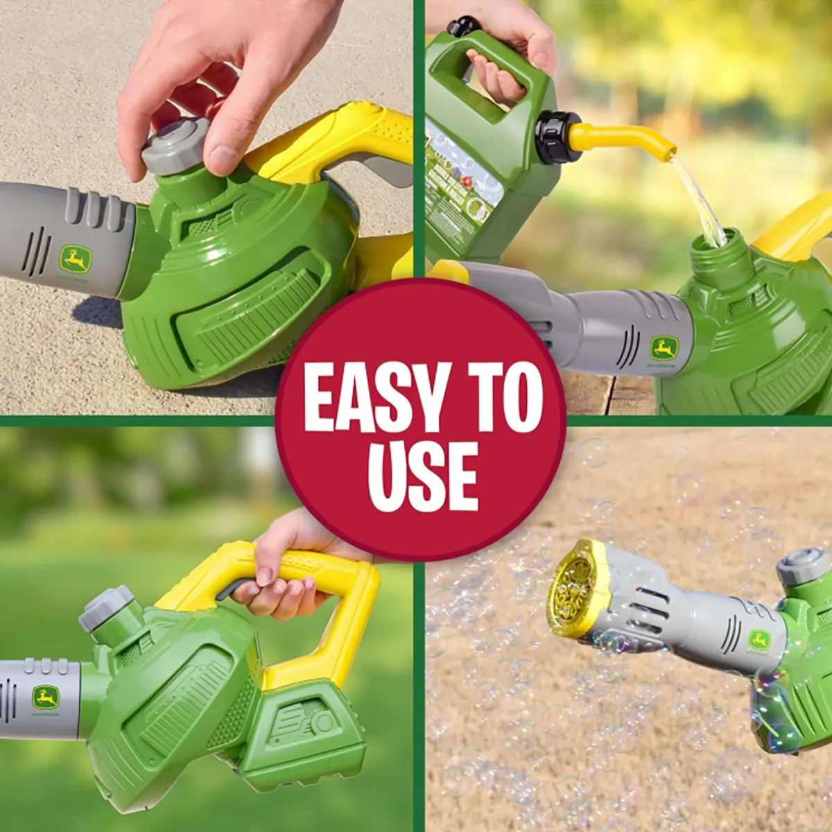 Bubbles 'N' Fun Leaf Blower - Includes 24 oz. Bubble Refill Gas Can