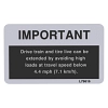 John Deere Slow Speed Overload Label - L79616