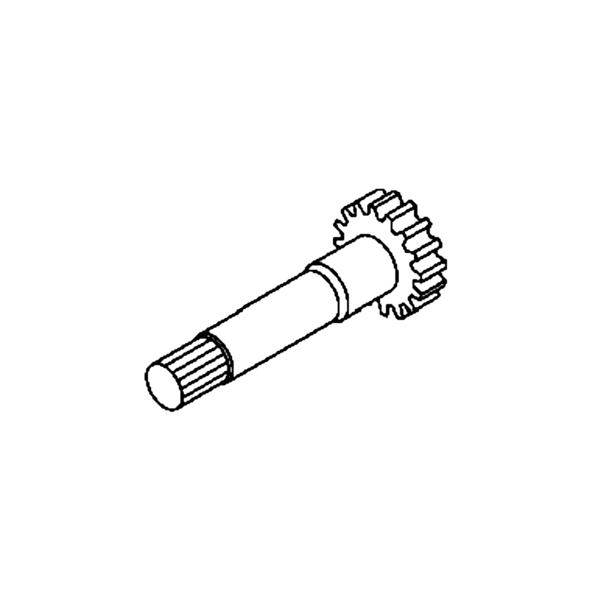 John Deere Travel Motor Gearbox Shaft - 2051884