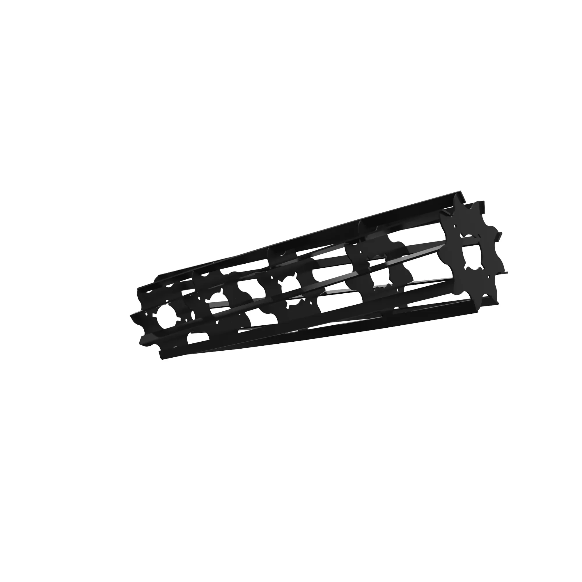 John Deere Flat Bar Rolling Basket - AKK14674