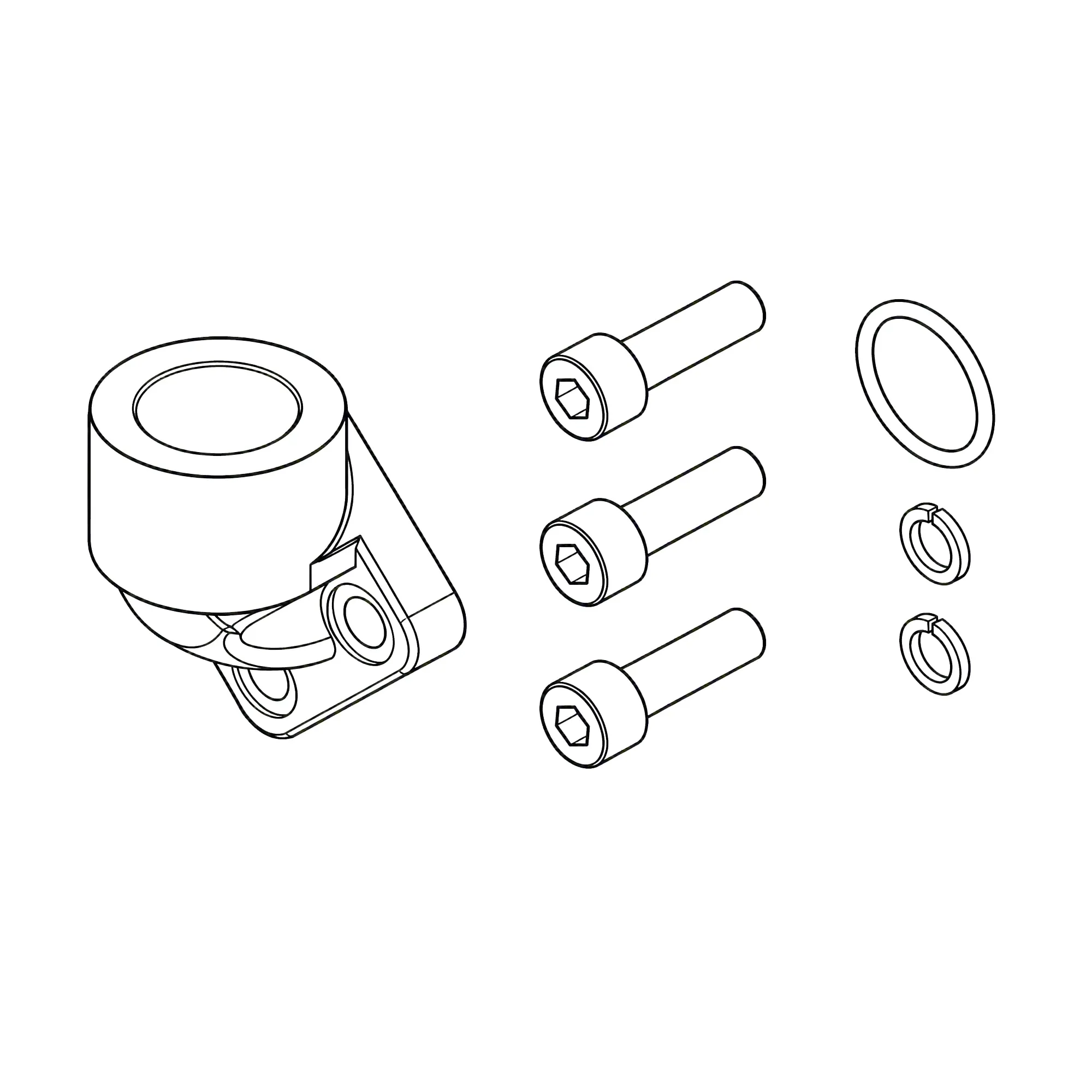 Fitting Kit, Elbow-Flange