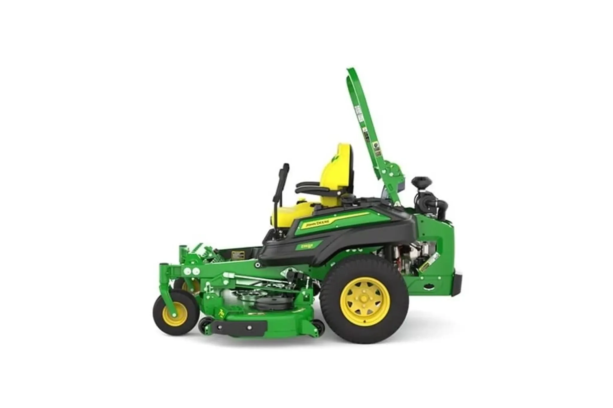 Left-facing view of Z965R EFI ZTrak zeroâ€‘turn mower.