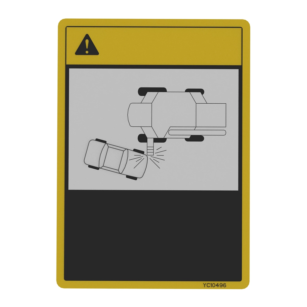 Sign Warning Ladder