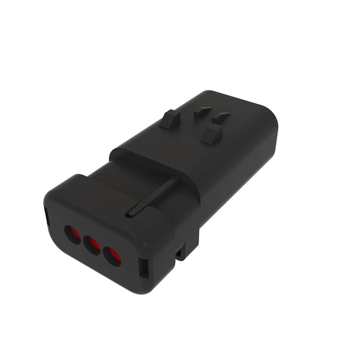 TYCO AMPSEAL16 3W PIN SLD RED PLSTC